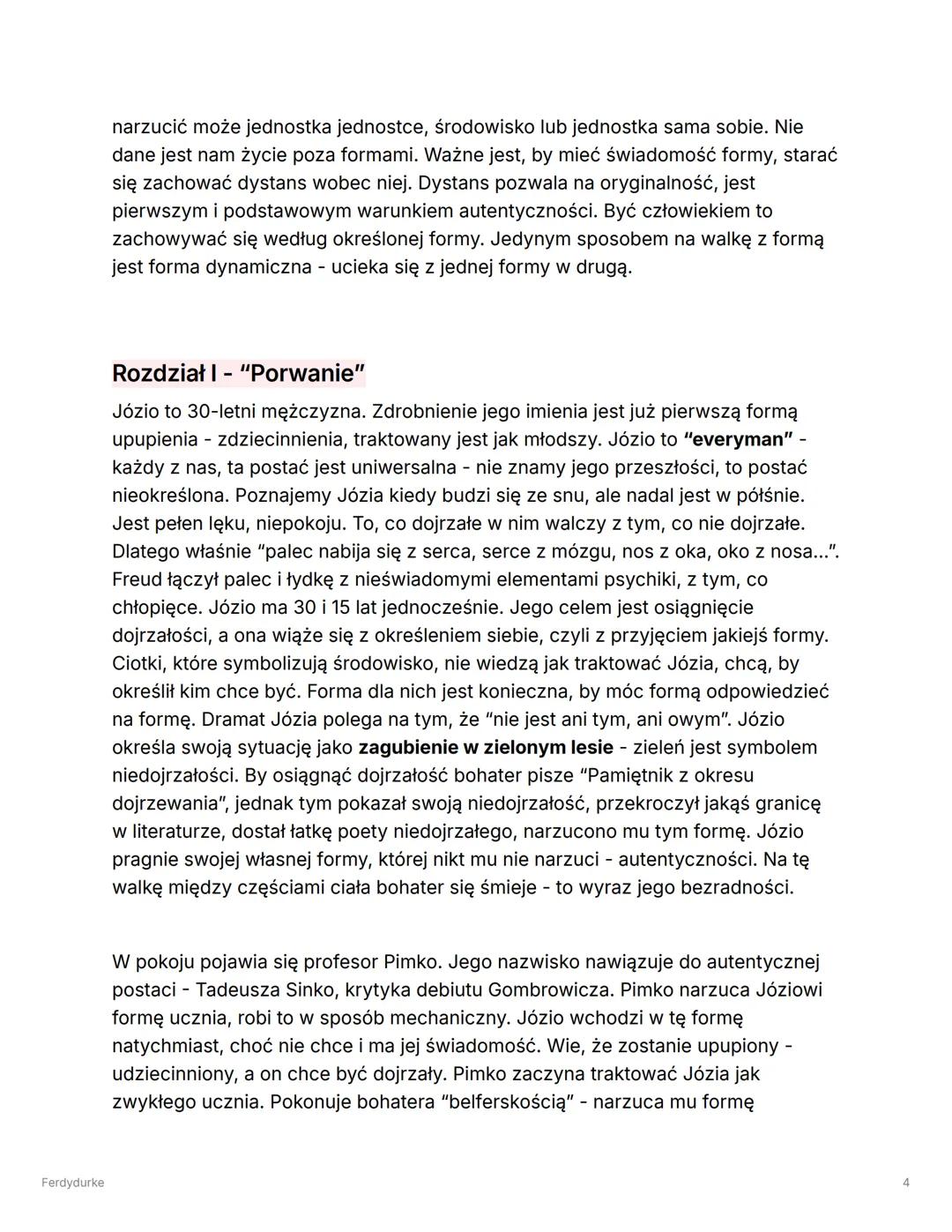 # Ferdydurke
Author Witold Gombrowicz
Score
Status Done
Type Book
Ferdydurke
Witold Gombrowicz (1904-1969 r.) -
powieściopisarz, dram