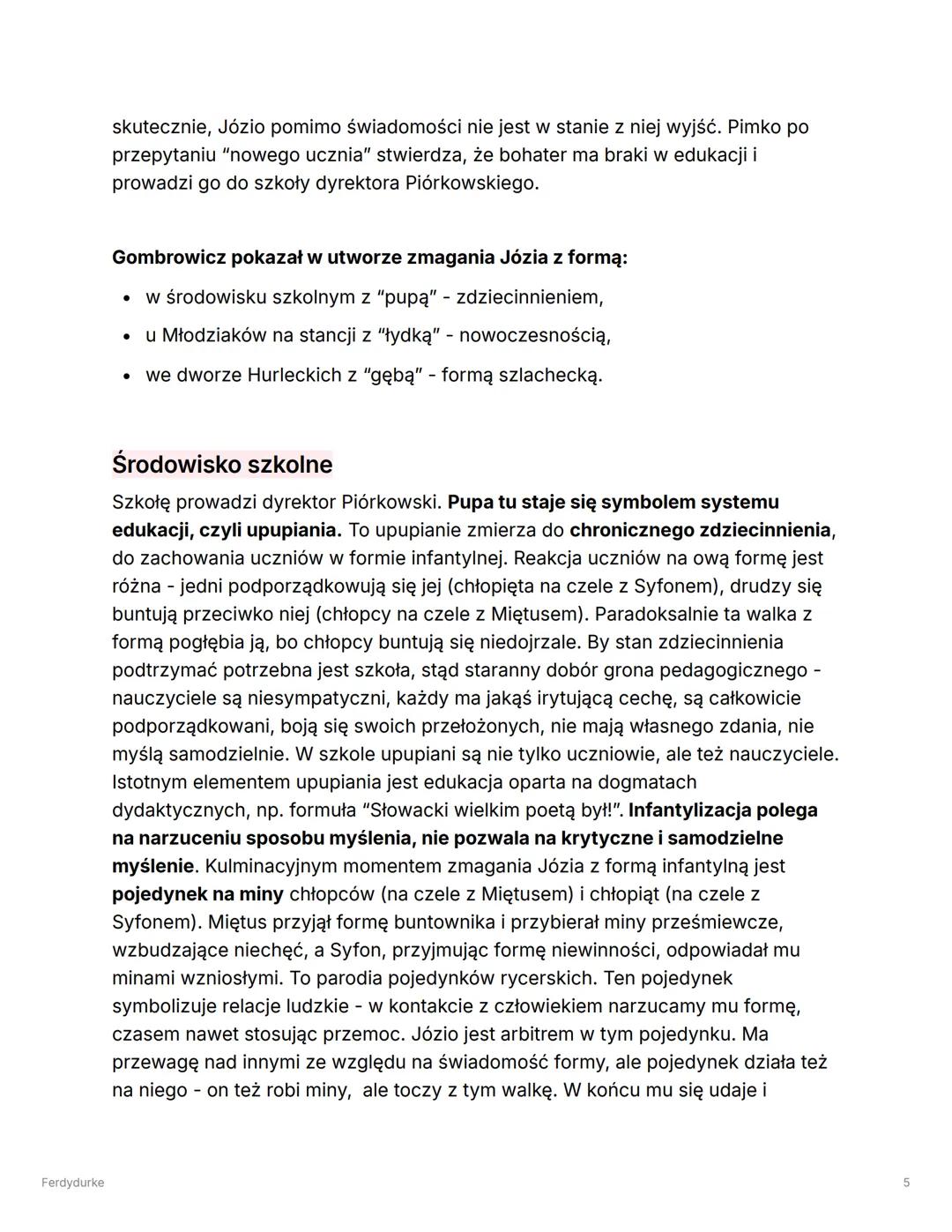 # Ferdydurke
Author Witold Gombrowicz
Score
Status Done
Type Book
Ferdydurke
Witold Gombrowicz (1904-1969 r.) -
powieściopisarz, dram