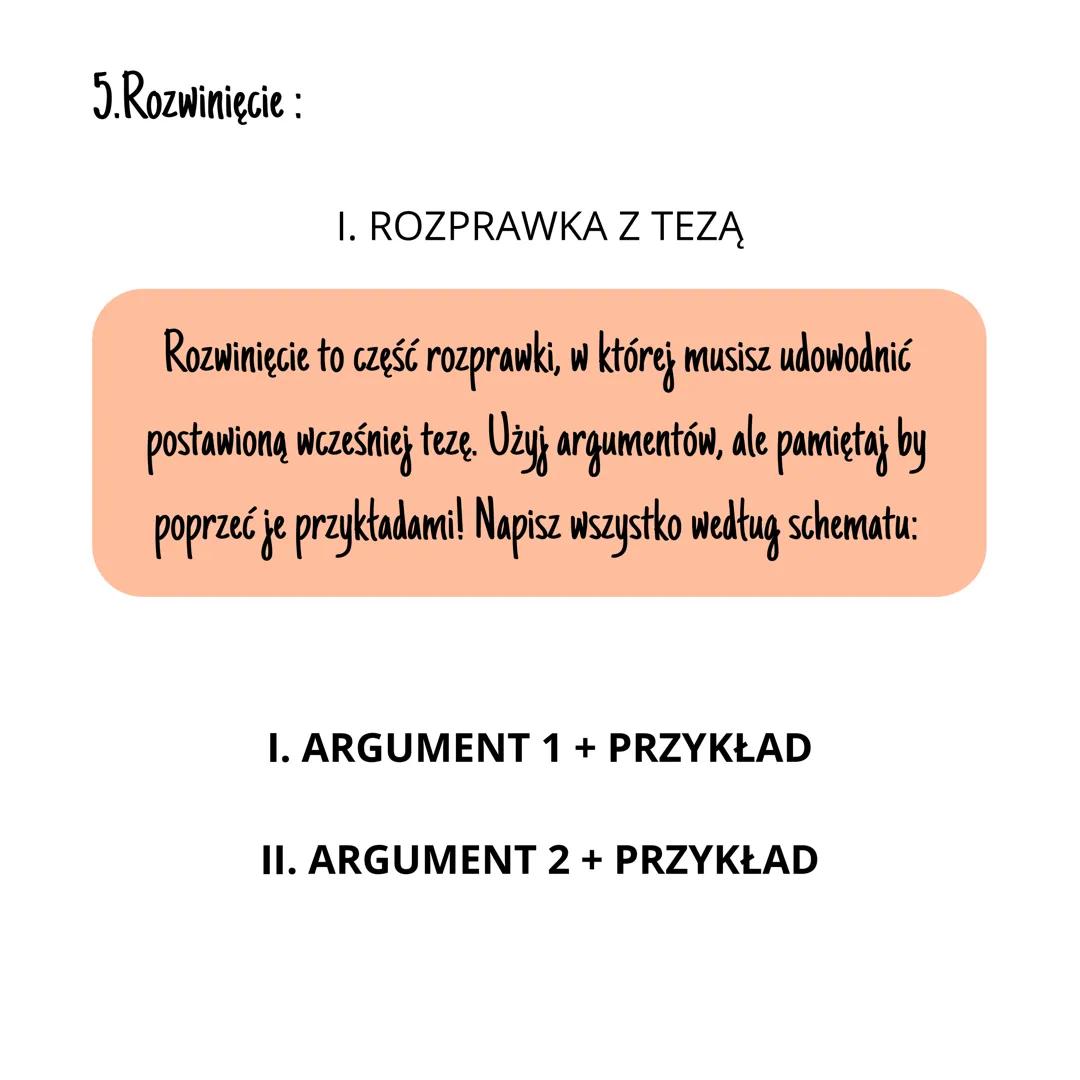 # Rozprawka
1. Co to jest rozprawka?
Rozprawka to tekst argumentacyjny, w którym udowadniamy
nasze zdanie, lub rozważamy dany problem. Roz