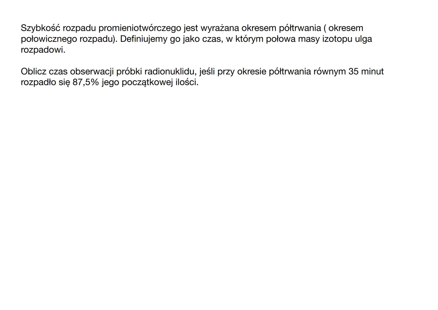 izotopy
Izotopy to odmiany tego
samego pierwiastka, które
różnią się od siebie liczbą
masową (A)
stała
A
2
E
olla danego
izotopu !!!
L izoto