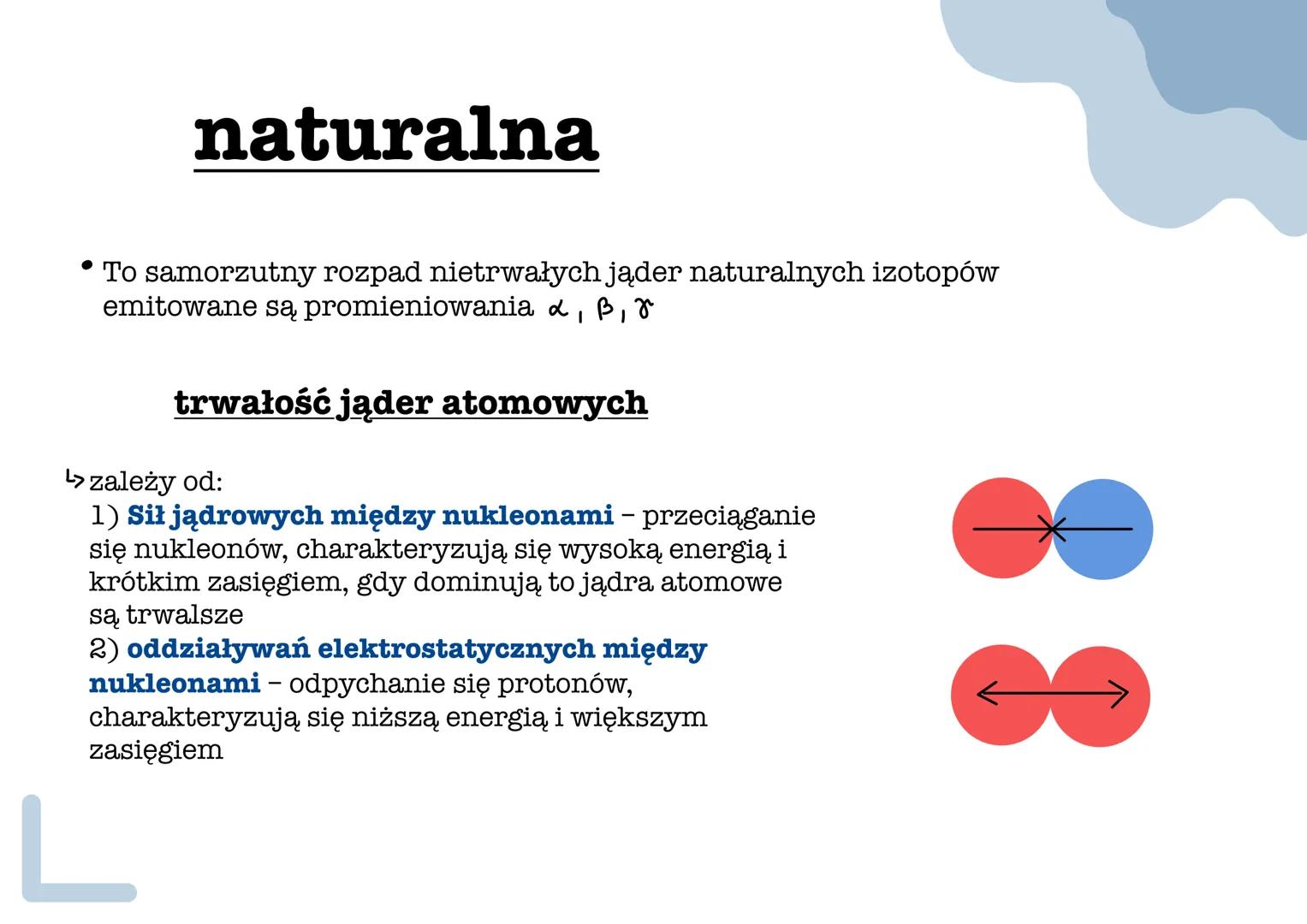 izotopy
Izotopy to odmiany tego
samego pierwiastka, które
różnią się od siebie liczbą
masową (A)
stała
A
2
E
olla danego
izotopu !!!
L izoto