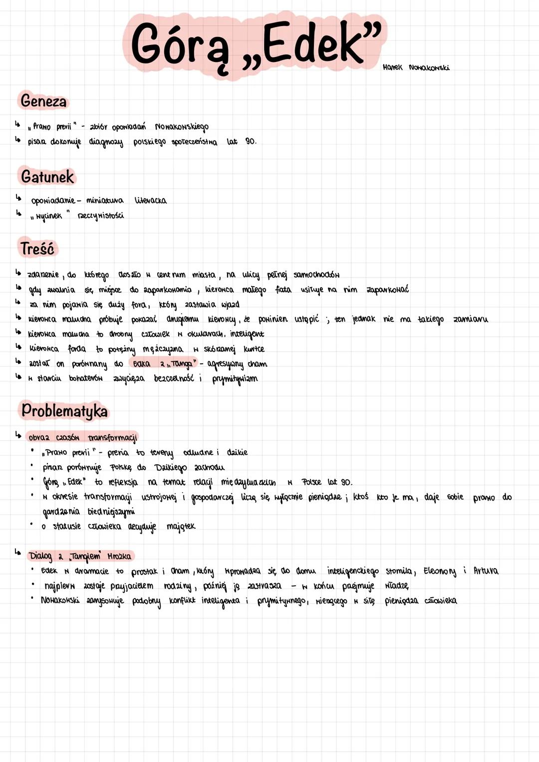 Górą Edek, Marek Nowakowski