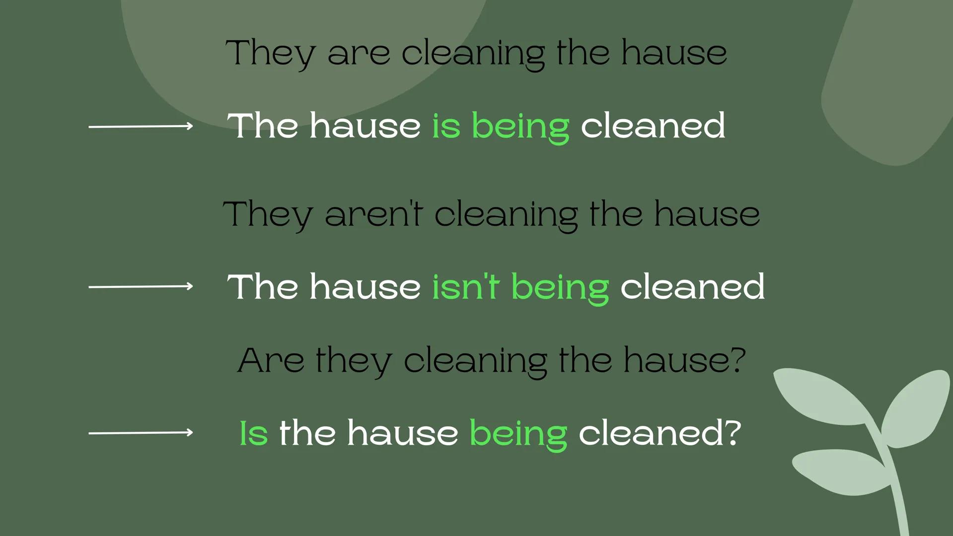 Passive voice Budowa
Subject + to be + Past
Participle Kiedy
używamy?
Gdy chcemy
przekazać, że efekt jest
ważniejszy niż
wykonawca czynności