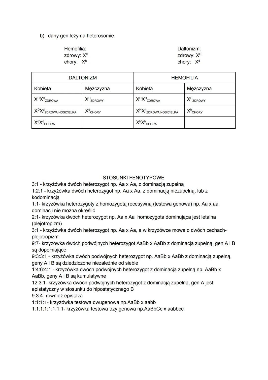 GENETYKA KLASYCZNA
I" Prawo czystości gamet"
Do każdej gamety wchodzi tylko jeden chromosom/allel z danej pary chromosomów,
homologicznych a