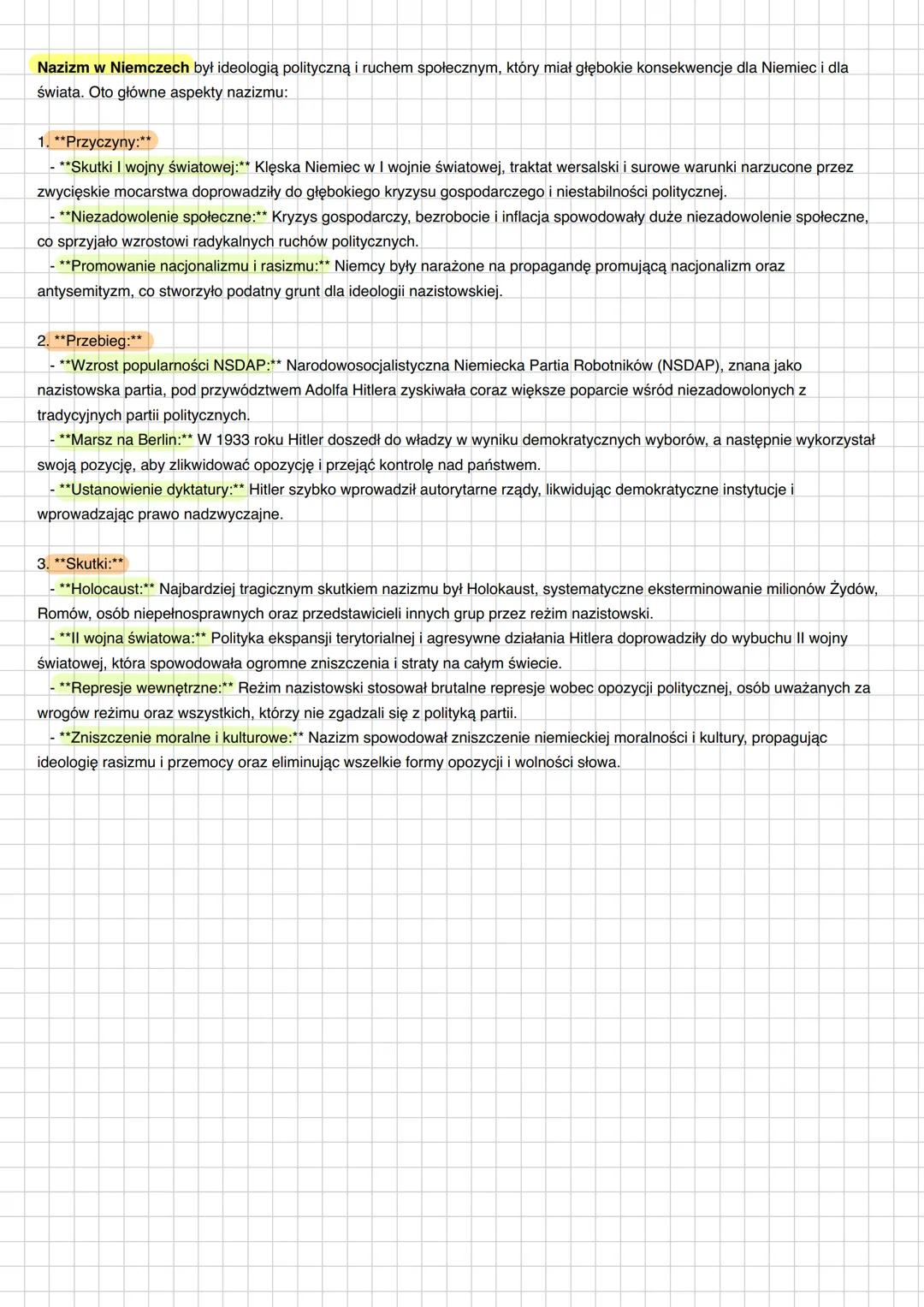 Historia- Praca klasowa
Traktat wersalski był traktatem pokojowym, który został podpisany 28 czerwca 1919 roku w Pałacu Wersalskim w Paryżu,