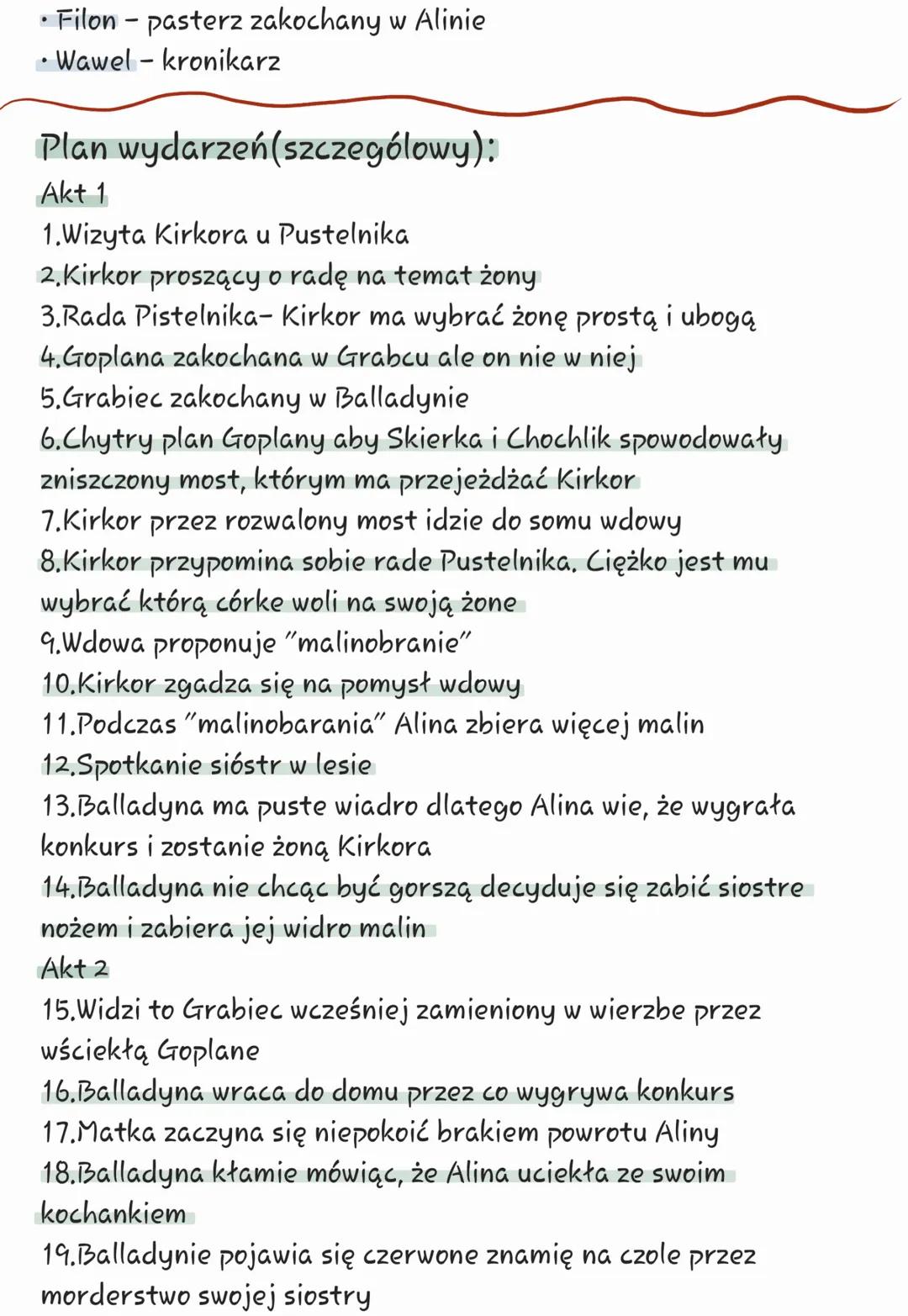 Juliusz Słowacki
# Ballardyna
Czas akcji: okres rządów
króla Popiela VI
Miejsce akcji: okolice jeziora
Gopło, okolice Gniezna
# Postacie: