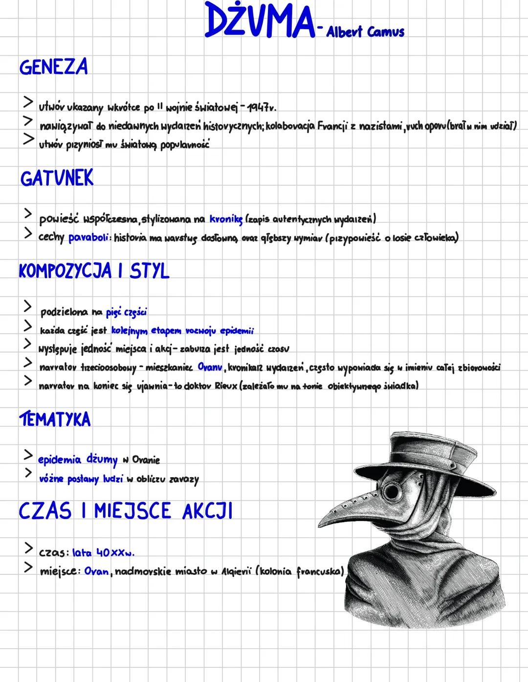 Dżuma - Albert Camus