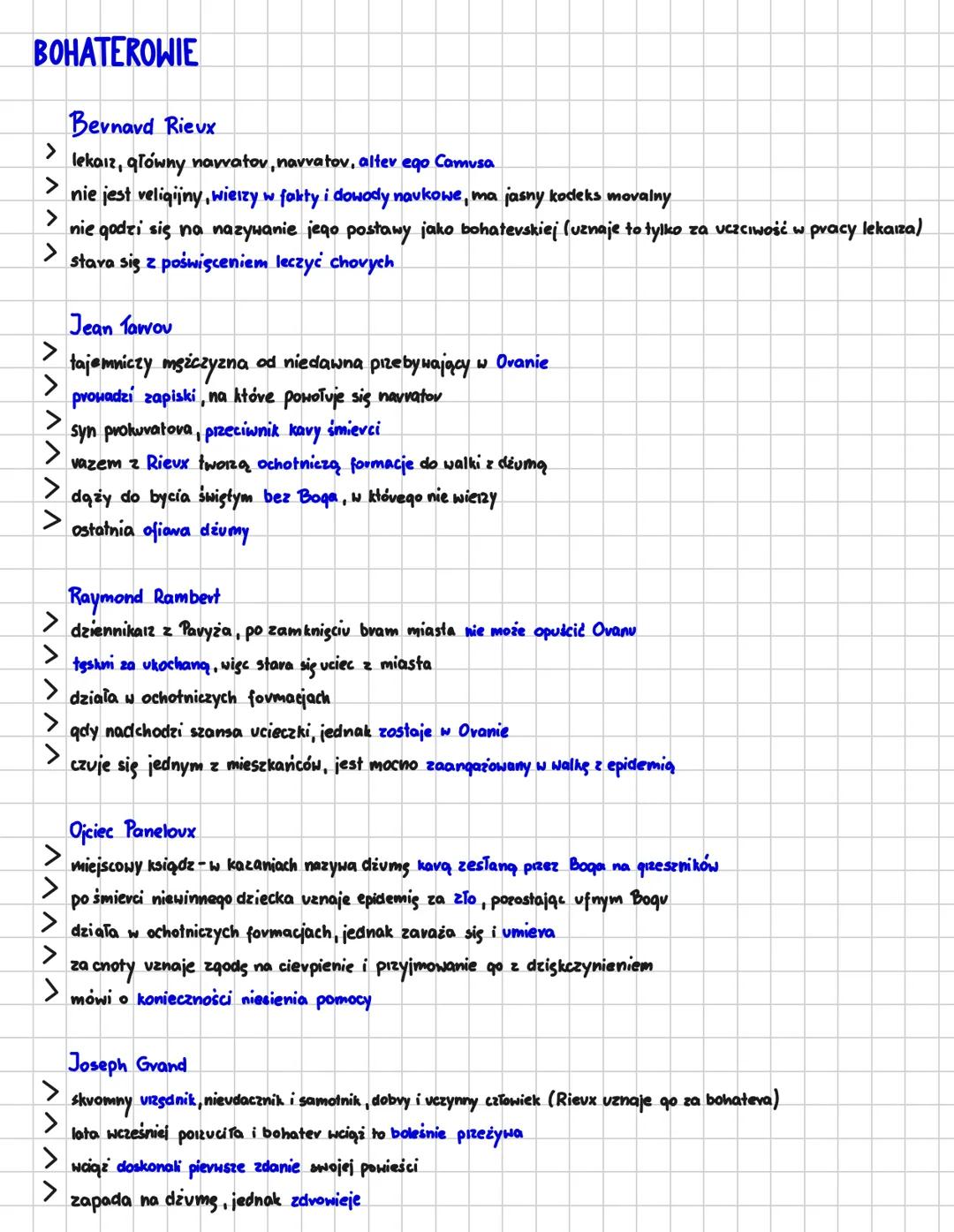 DZVMA-
Albert Camus
GENEZA
> utwór ukazany wkrótce ро I wojnie światowej 1947v.
>
nawiązywał do niedawnych wydarzeń histovycznych; kolabovac