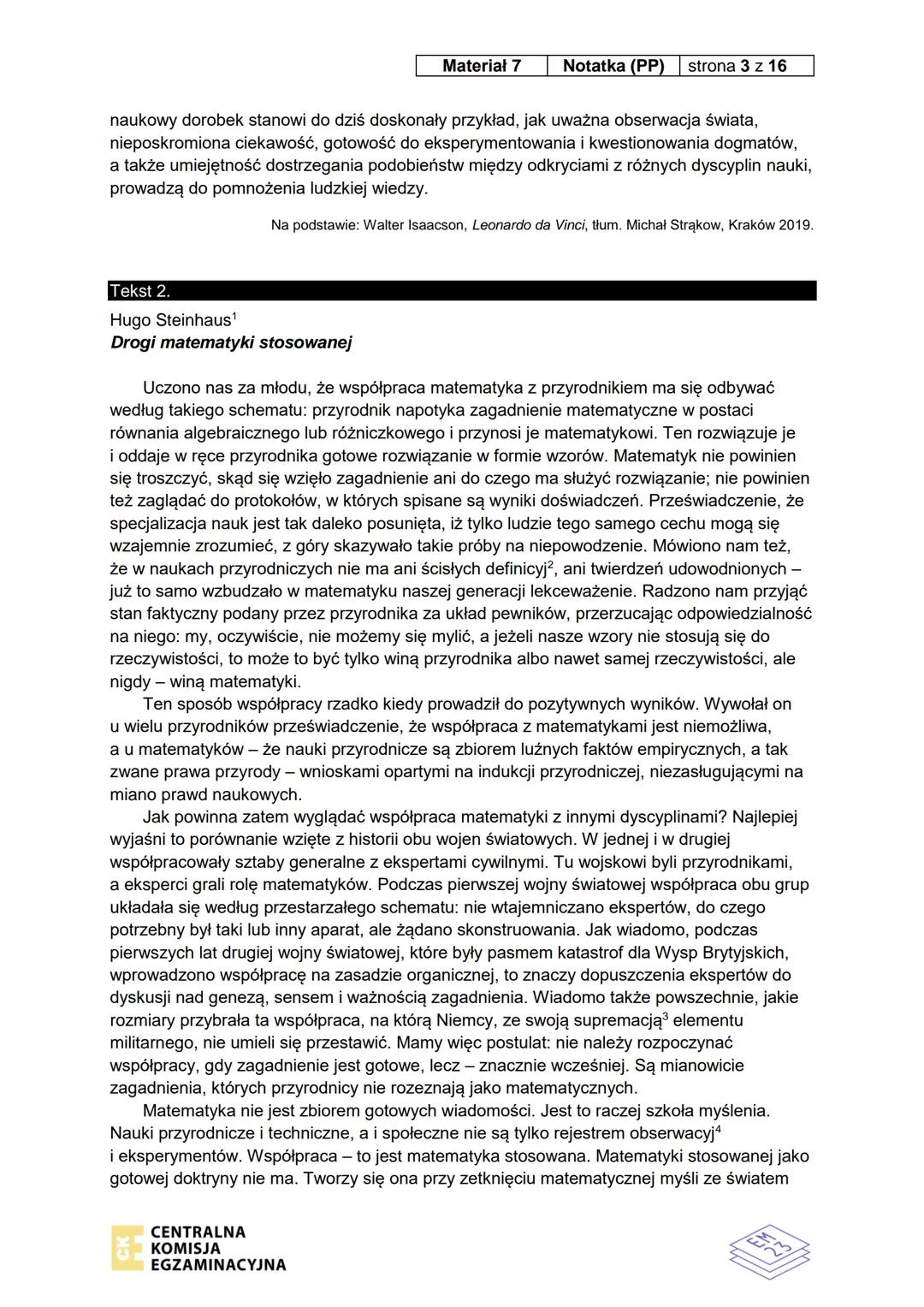 Materiał 7
Notatka (PP)
strona 1 z 16
Materiał ćwiczeniowy dla nauczycieli języka polskiego. Notatka syntetyzująca
Notatki syntetyzujące zam