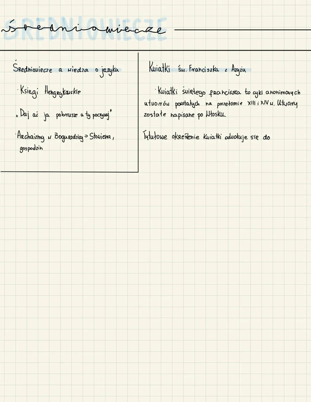 ھوکہ
76 R.h.e-XV (1000 lat)
еске
Charakterystyka
- hieznani autorzy
-główne motywy
śmierć, święty, Rycerz.
władca
Legada o Swietym Aleksym
-