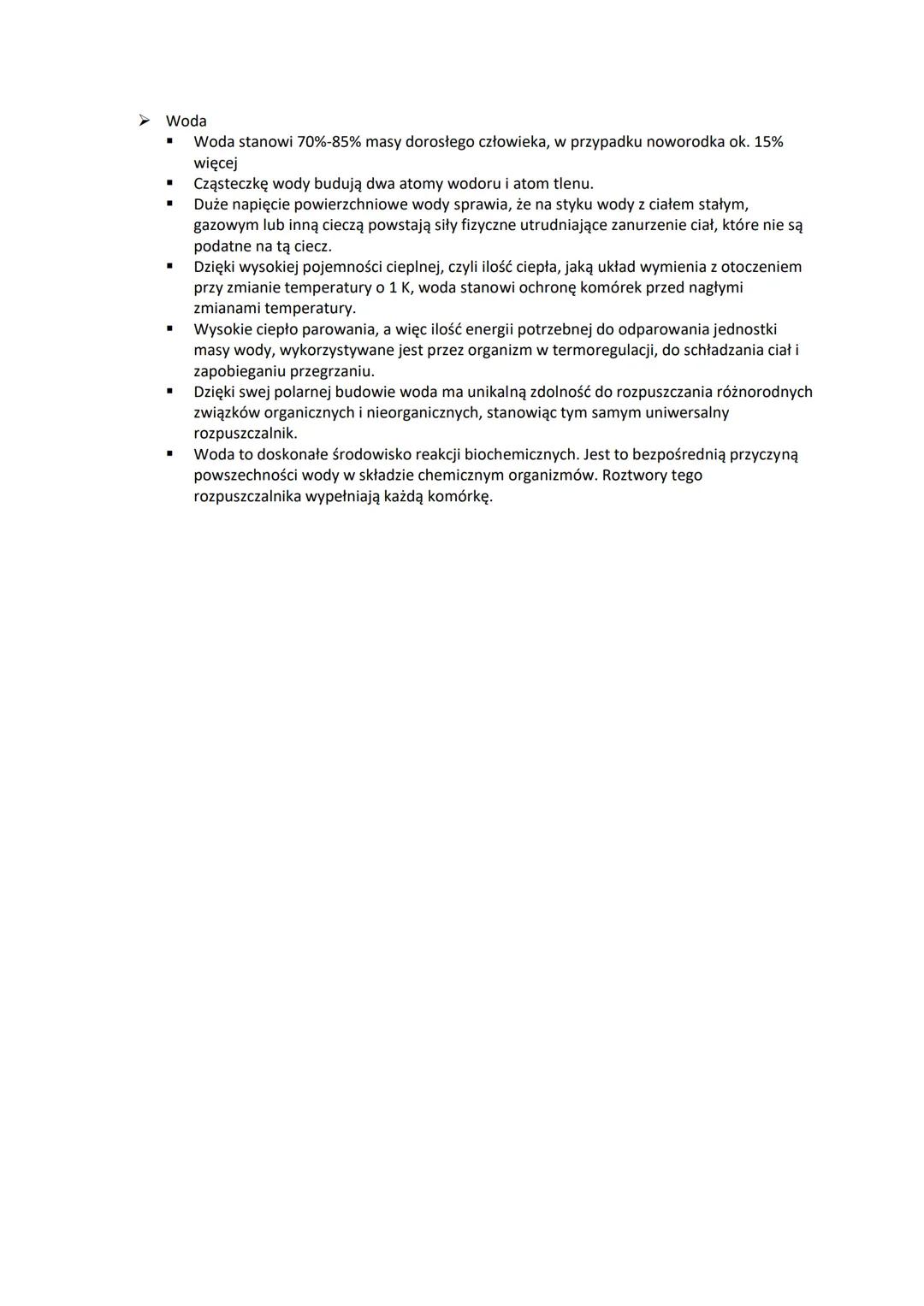 Chemizm życia.
Składniki nieorganiczne
➤ Makroelementy
"
"
"
"
"
"
"
■
Makroelementy to pierwiastki, które stanowią nie mniej niż 0,01% such