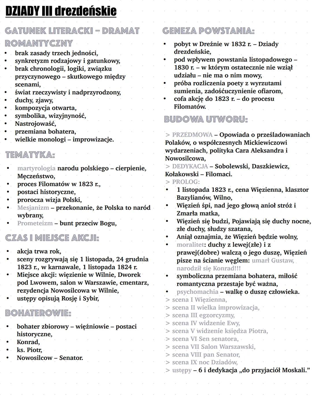 # Dziady - Adam Mickiewicz 1
KOMPOZYCJA DZIADÓW JAKO CYKLÓW UTWORÓW:
> UPIÓR - Samobójca, nieszczęśliwie zakochany,
> DZIADY II:
* real