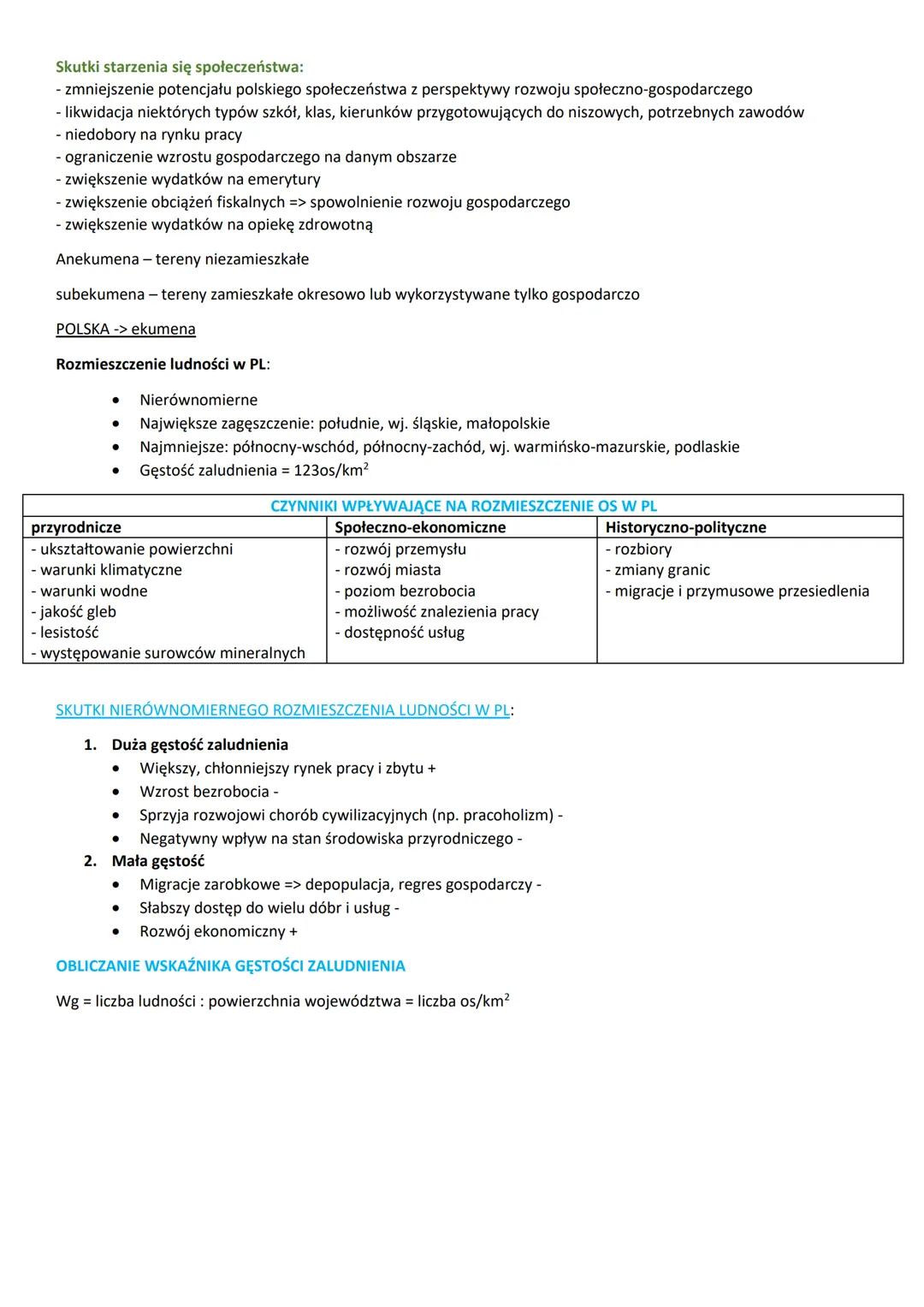 Przed II WŚ- 35mln ludzi w PL
1946r.23,9mln ludzi (30% mniej)
Okres powojenny - w PL bardzo duża dynamika przyrostu liczby ludności
Najszy