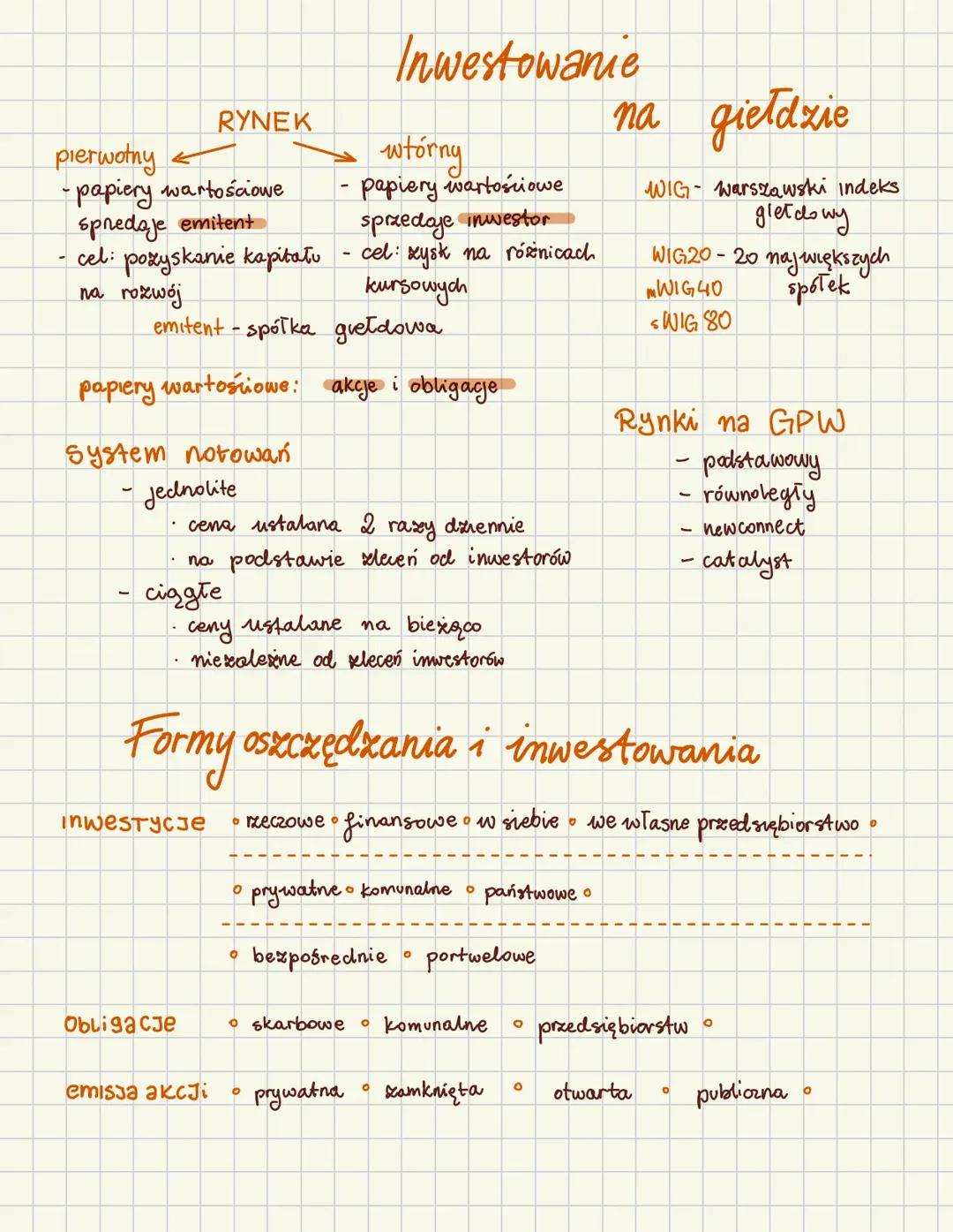 Inwestowanie na gieldzie