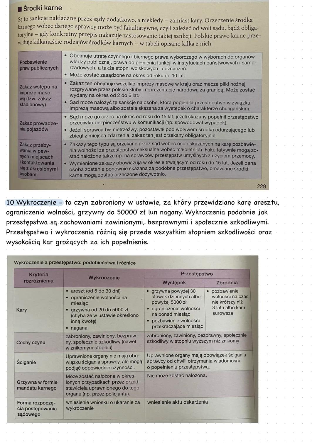 Prawo Karne
1 Prawo karne - to zbiór norm, które określają zasady stosowania kar przez państwo oraz
ponoszenia przez jednostki odpowiedzialn