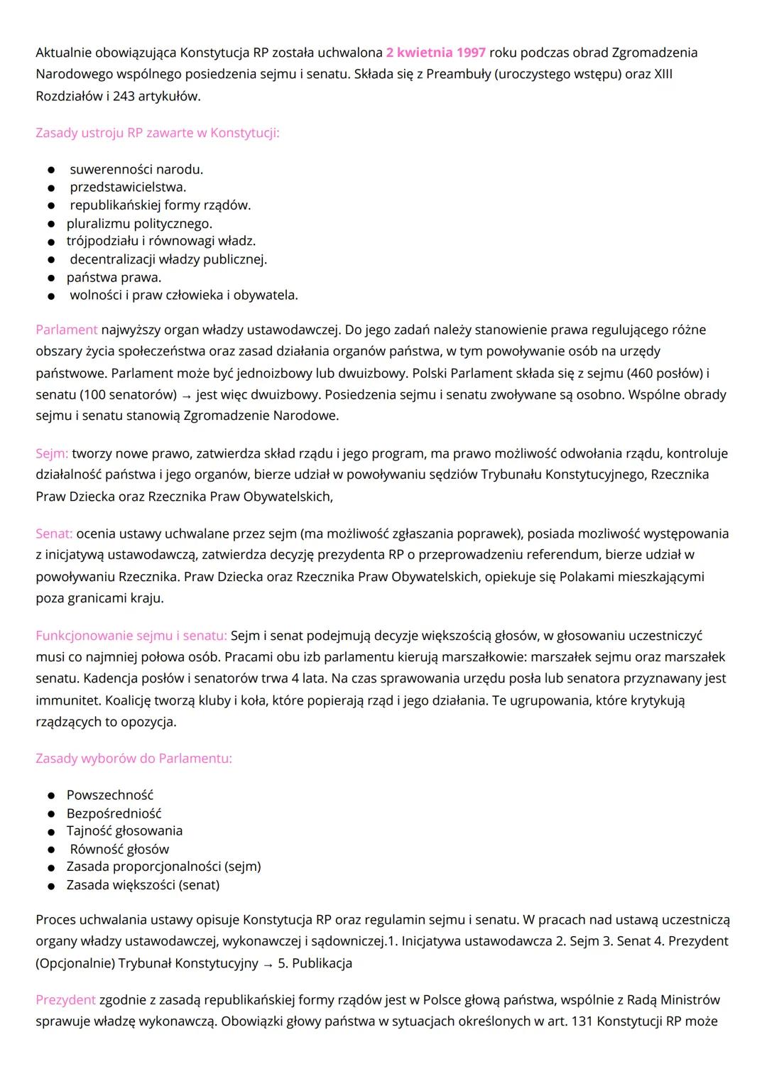 Państwo - forma organizacji społeczeństwa cechująca się wydzielonym terytorium oraz wykształconymi organami
sprawującymi władzę nad ludności