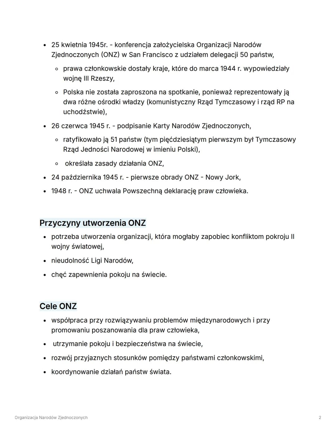 Organizacja Narodów Zjednoczonych – strona 2