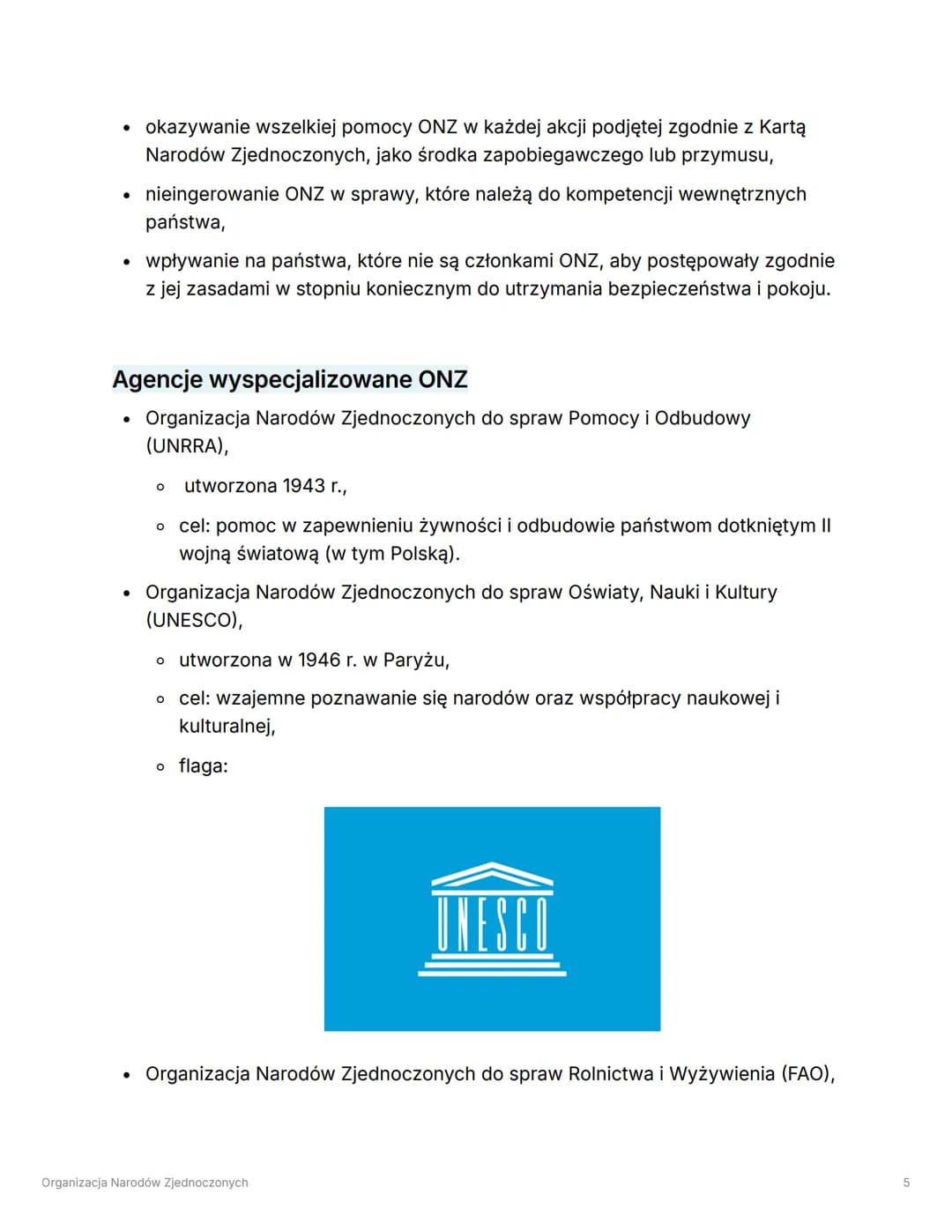 Organizacja Narodów Zjednoczonych – strona 5