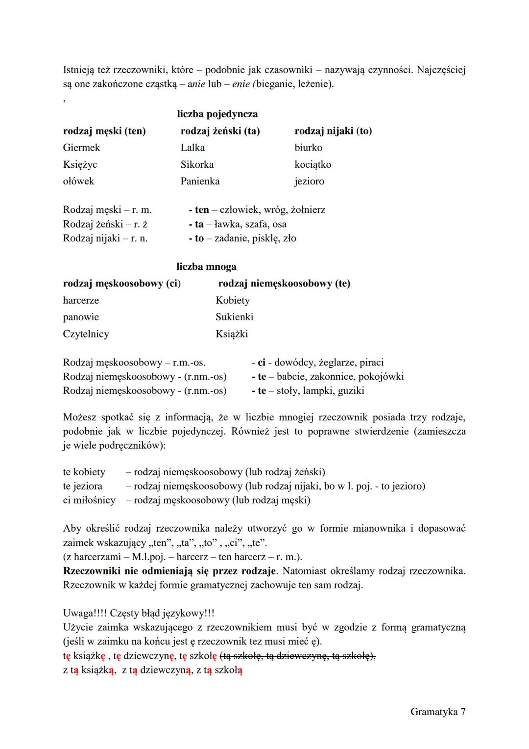 # Części mowy
| część mowy | pytania | przykłady | odmienia się |
| ----------- | ----------- | ----------- | ----------- |
| czasownik | c