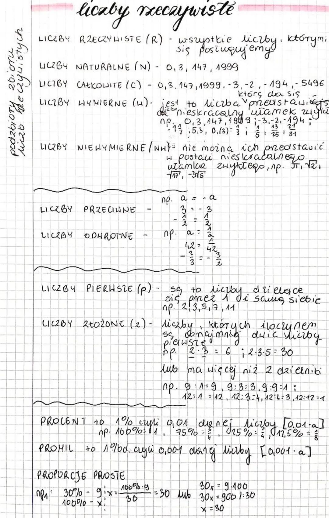 # liczby rzeczywiste
26ioru
Poze wywistych
LICZBY RZECZYWISTE (R) - wszystkie liczby, którymi
Luqujemy
LICZBY NATURALNE (N) - 0,3, 147, 19