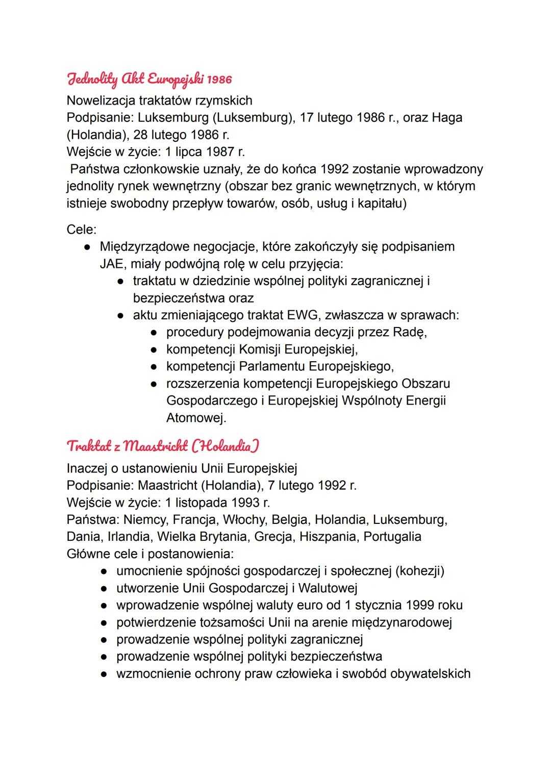 UNIA EUROPEJSKA
Geneza integracji europejskiej
• Traktat paryski 9 maja 1950
.
o Plan Schumana
W 1950 r. francuski polityk i ekonomista Jean
