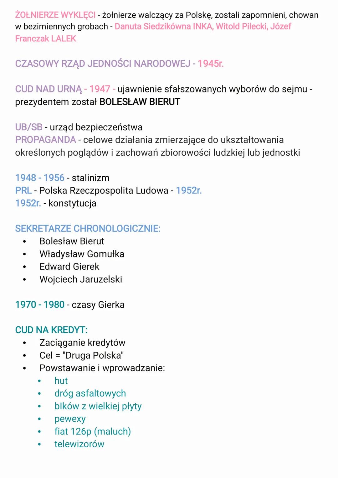 ŻOŁNIERZE WYKLĘCI - żołnierze walczący za Polskę, zostali zapomnieni, chowan
w bezimiennych grobach - Danuta Siedzikówna INKA, Witold Pileck
