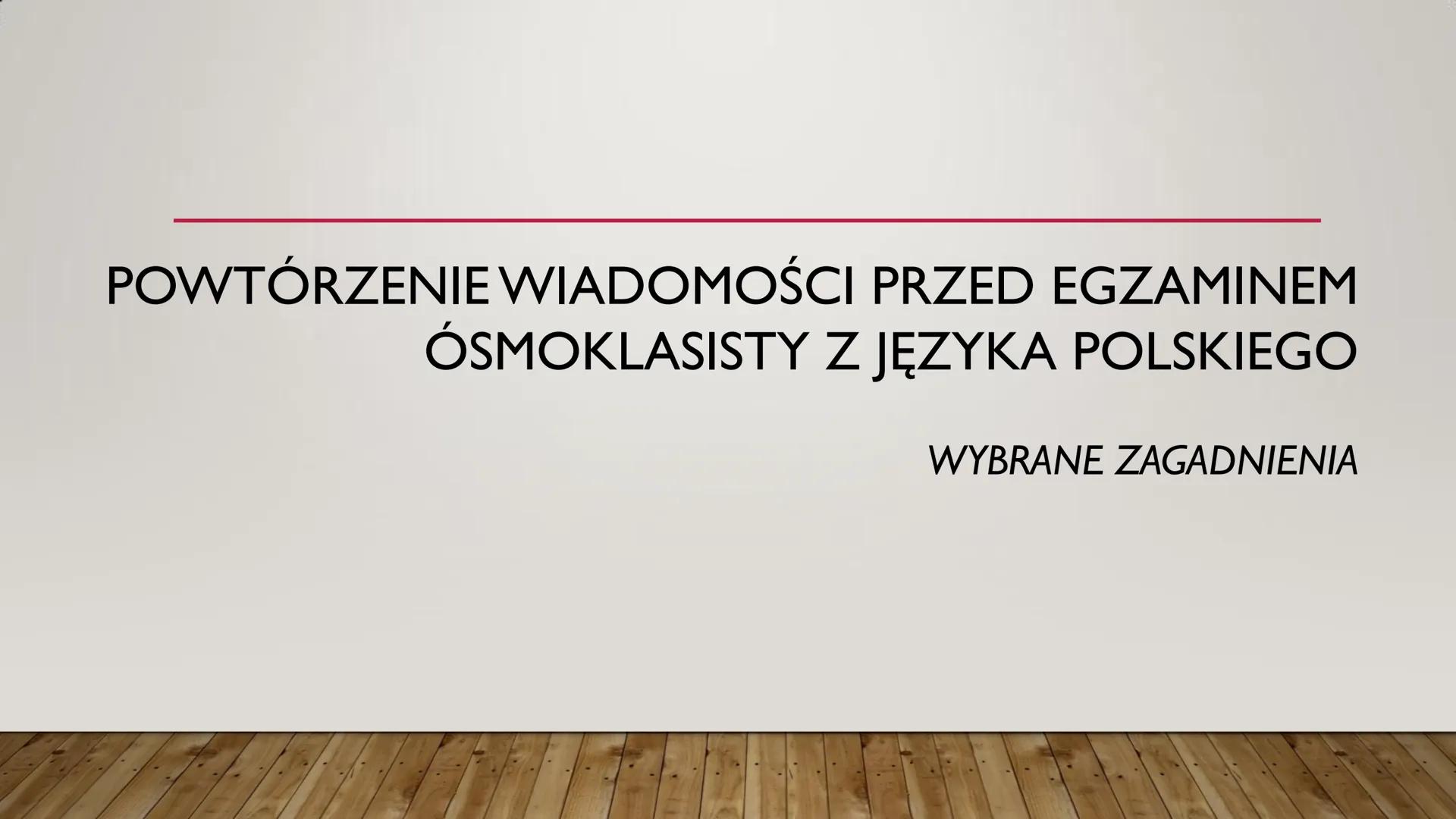 POWTÓRZENIE WIADOMOŚCI PRZED EGZAMINEM
ÓSMOKLASISTY Z JĘZYKA POLSKIEGO
WYBRANE ZAGADNIENIA # SKŁADNIΑ
Przydawka
jaki?
jaka?
jakie?
czyj?