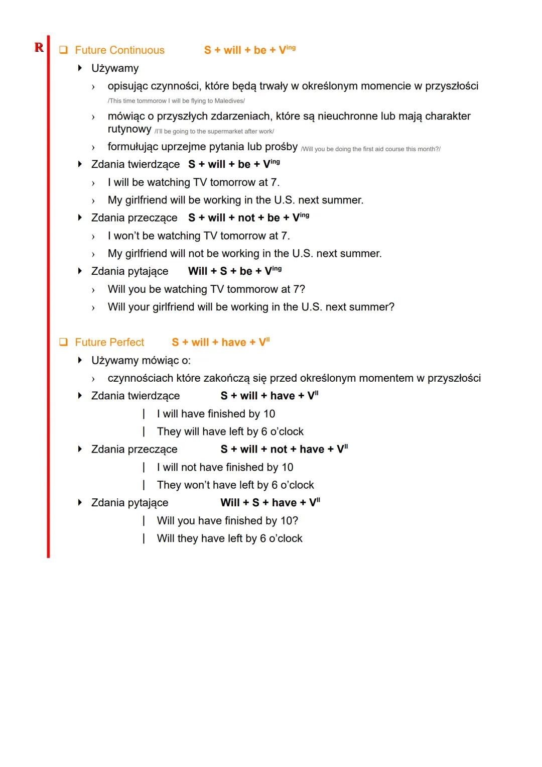 # Czasy teraźniejsze
## Present Simple S + V'
▸ używamy do:
> czynności wykonywanych regularnie
> zwyczajów i przyzwyczajeń
> stanów st