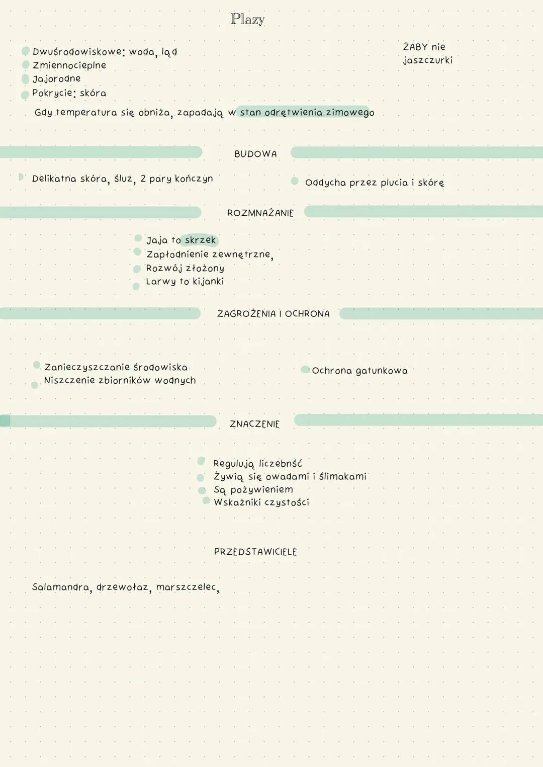 Ryby
Środowisko: wszystkie typy środowisk wodnych, wszystkie części zbiornikoów
▷ Zmiennocieplne; zależność temp. Ciała od temp. Otoczenia