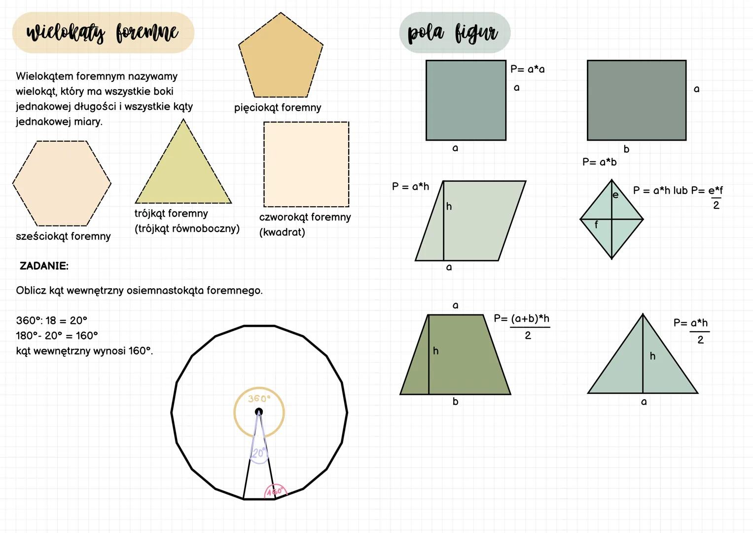 Figury geometryczne
NA PŁASZCZYŹNIE
proste i odcinki
B
A
a
b
a
a
prosta a nie ma początku i końca
Katy
ramię
α
wierzchołek
ramię
A
K
BAC lub