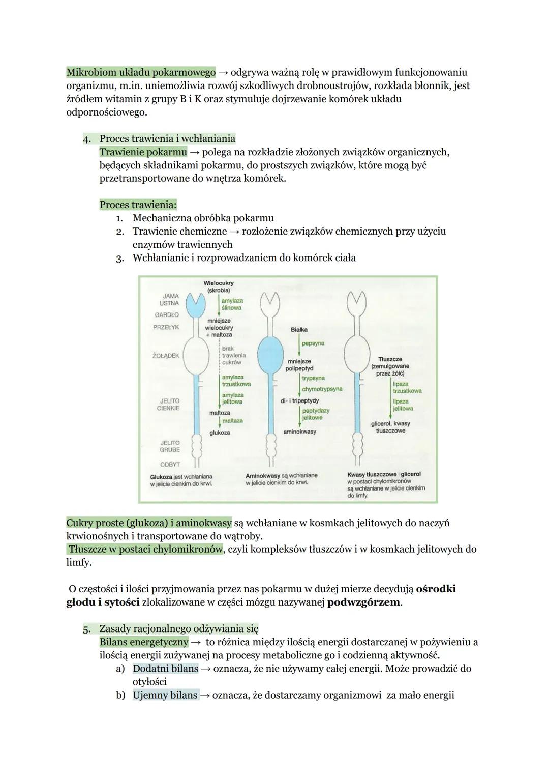 Biologia
→ Układ pokarmowy
1. Organiczne składniki pokarmowe
Cukry
Związki, których podstawową funkcją jest
dostarczanie organizmowi energii