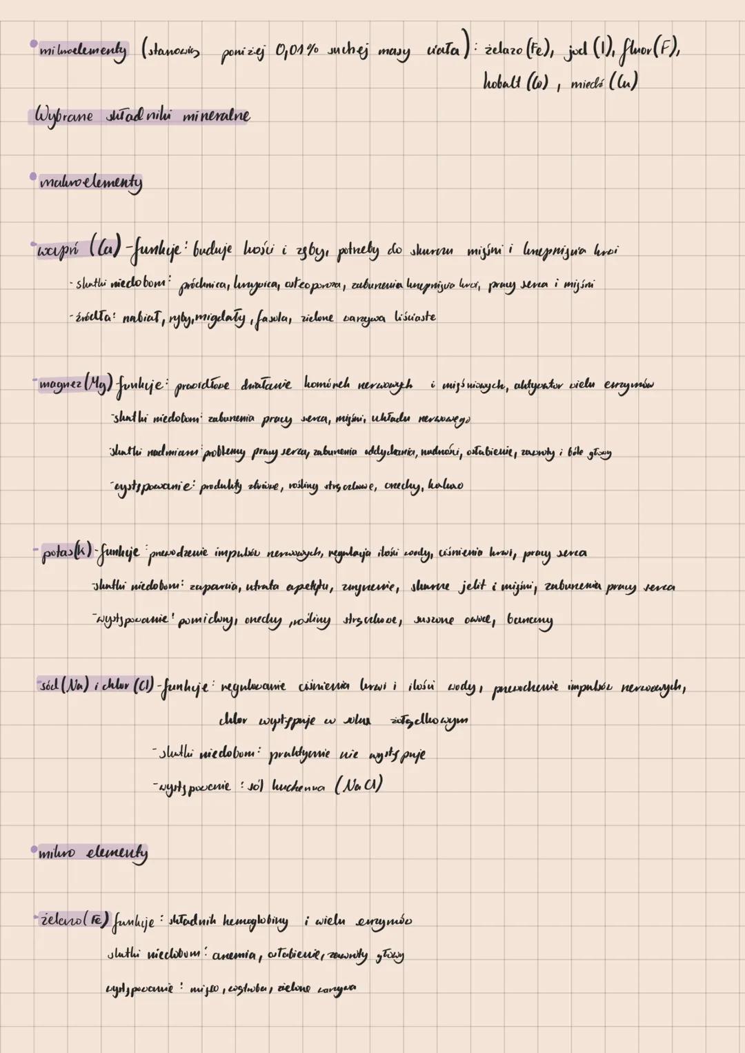 hola witaminl - Micorganiczne składniki pokarmowe
Witaminy związki organiczne niezbędne do zuchodzenia w organizmie różnych reakcji
biochemi