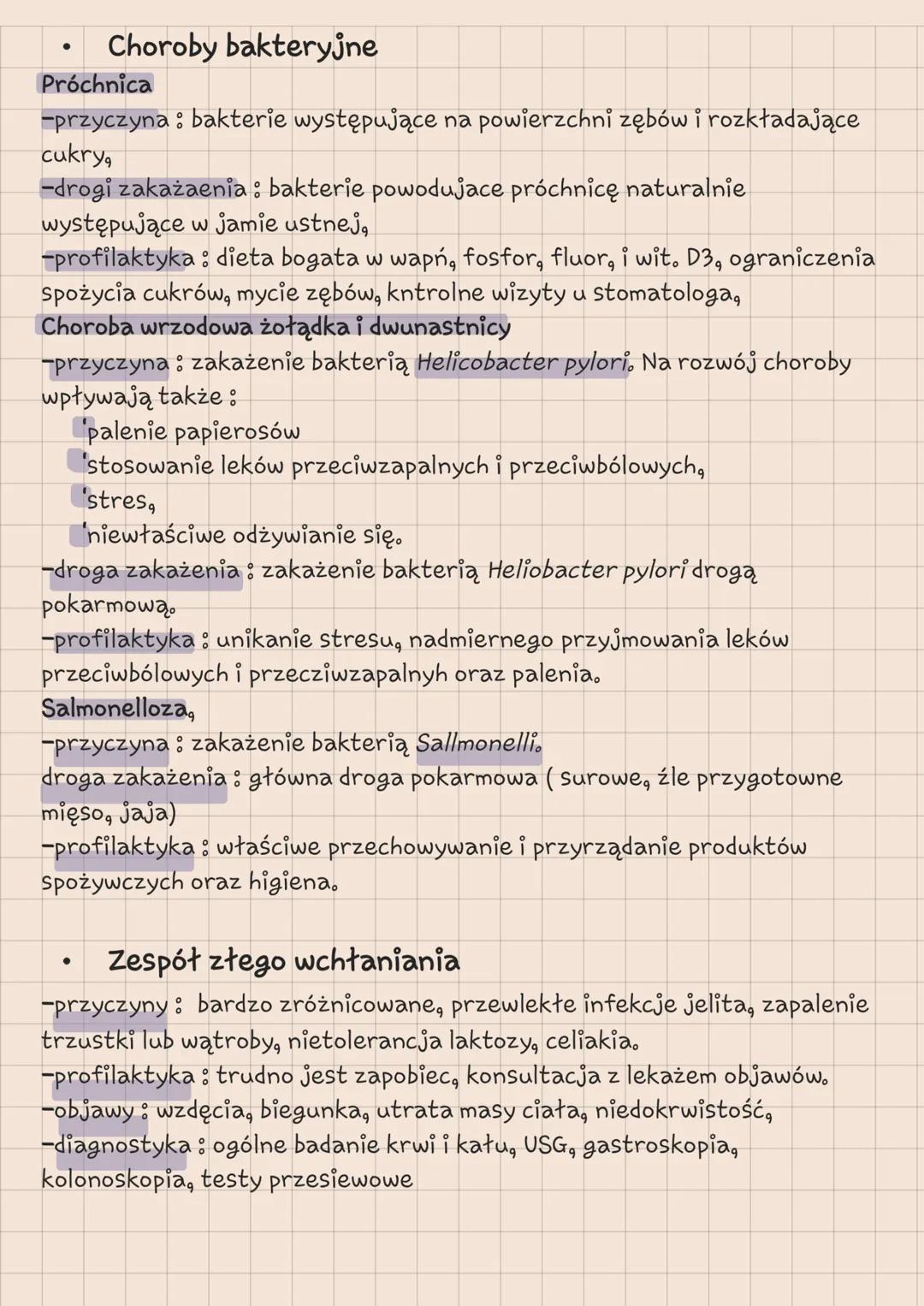 CHOROBY UKŁADU POKARMOWEGO
1. Diagnostyka chorób układu pokarmowego
•
Do podstawowych badań diagnostycznych należą: badania krwią
badania ka