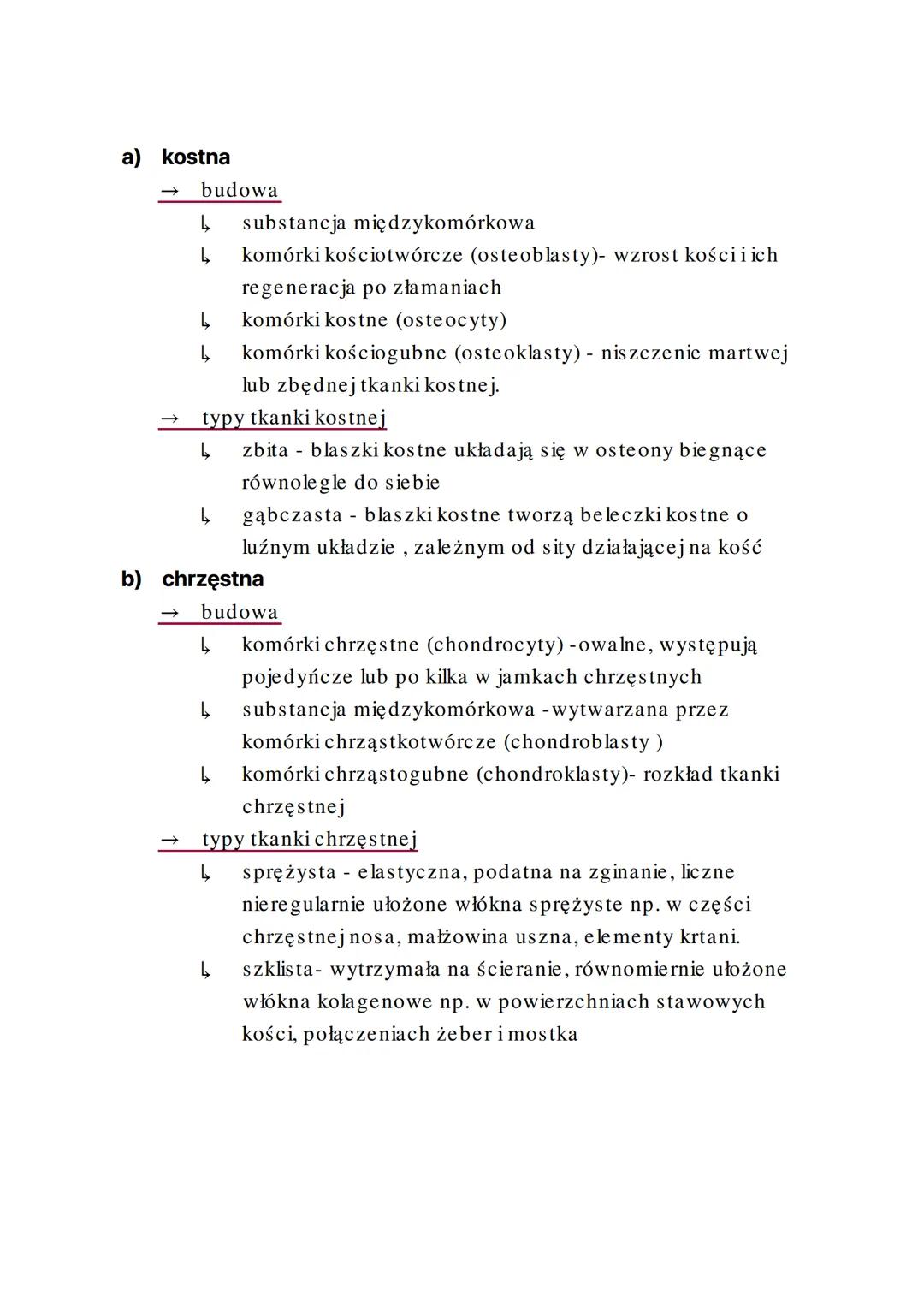 TKANKA ŁĄCZNA
1. Wszystkie tkanki łączne powstają z mezenchymy (tkanki
łącznej zarodkowej)
2. Cechy charakterystyczne
zbudowana z luźno ułoż