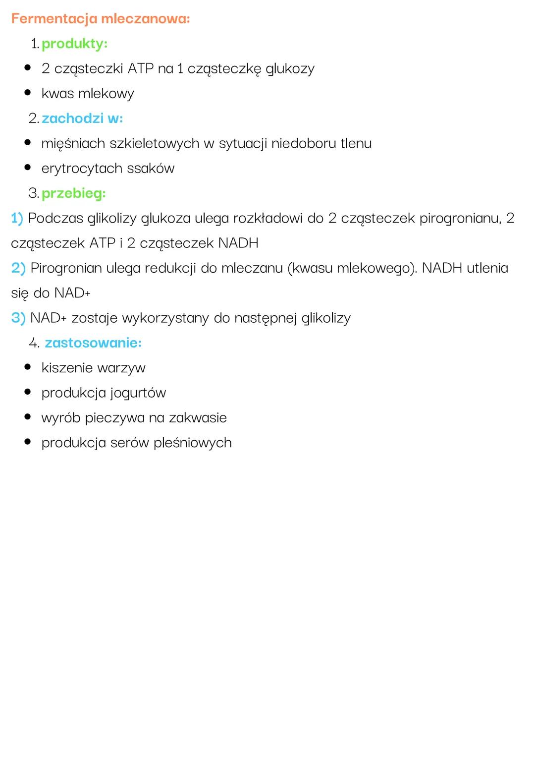 # Procesy beztlenowego
uzyskiwania energii
Oddychanie beztlenowe:
- polega na całkowitym utlenieniu substratu organicznego w warunkach
bez
