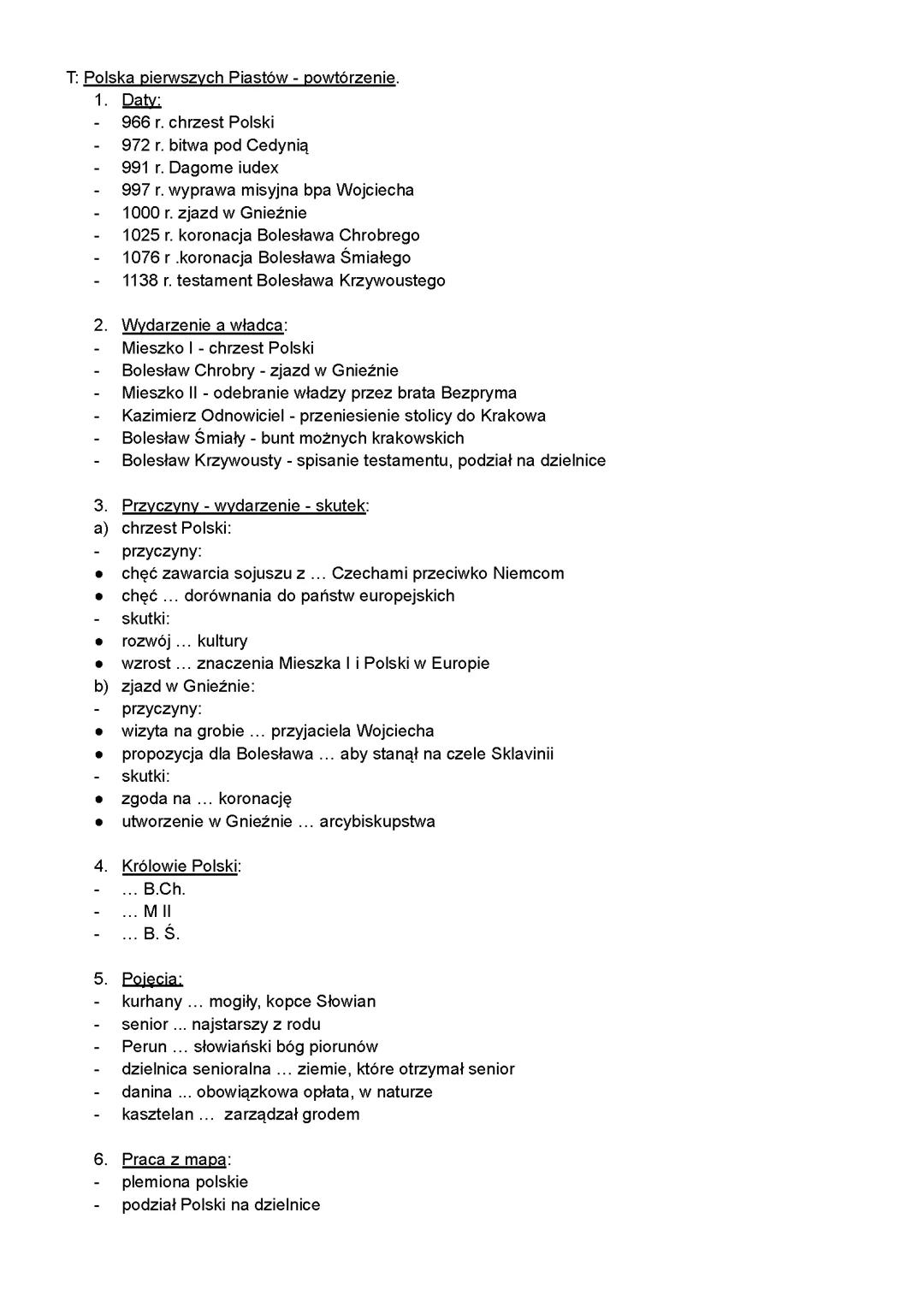 Polska pierwszych Piastów