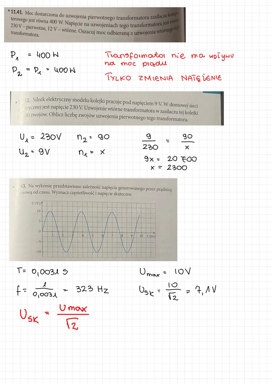 # TRANSFORMATOR, SIECI ENERGETYCZNE
BUDOWA | ZASADA DZIAŁANIA TRANSFORMAIORA
- składa się z dwóch (lub więcej) zwojnic umieszczonych na
ws