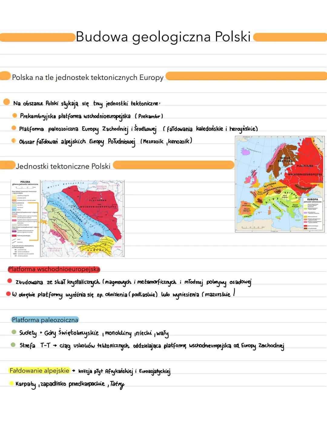 Budowa geologiczna Polski