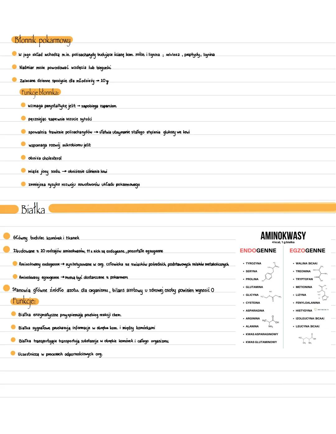 Organiczne składniki pokarmowe
Pokarm źródłem:
Energii potrzebnej do czynności życiowych
Substancji budulcowych
Substancji regulujących funk