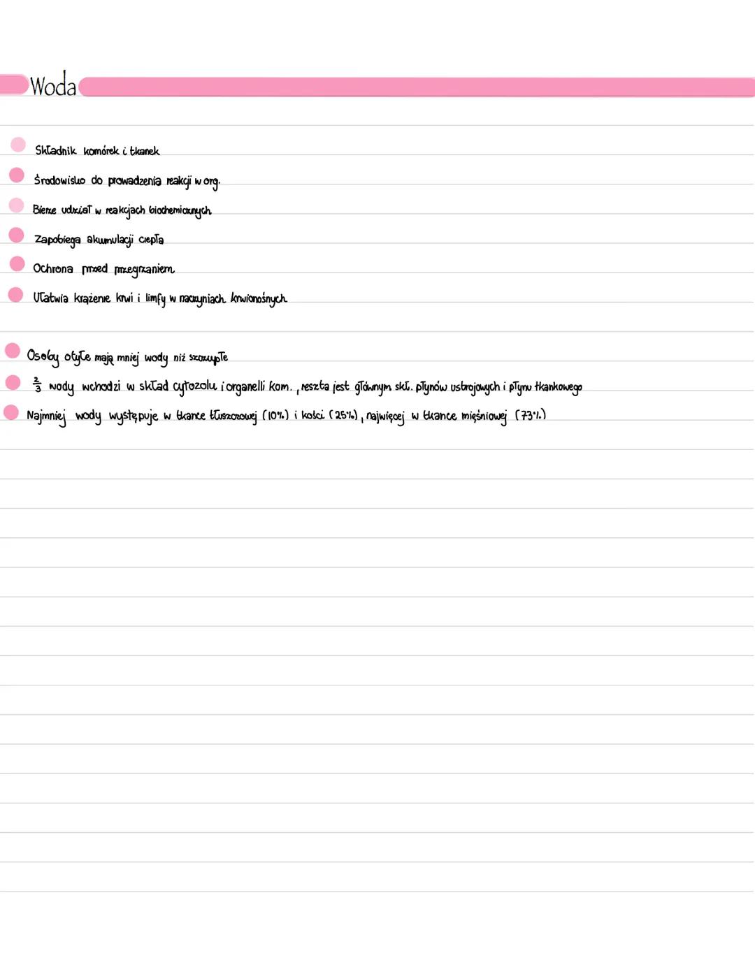 Rola witamin. Nieorganiczne składniki pokarmowe
Zapotrzebowanie na witaminy i sole mineralne niewielkie, za to na wodę 65% masy ciała
Witami