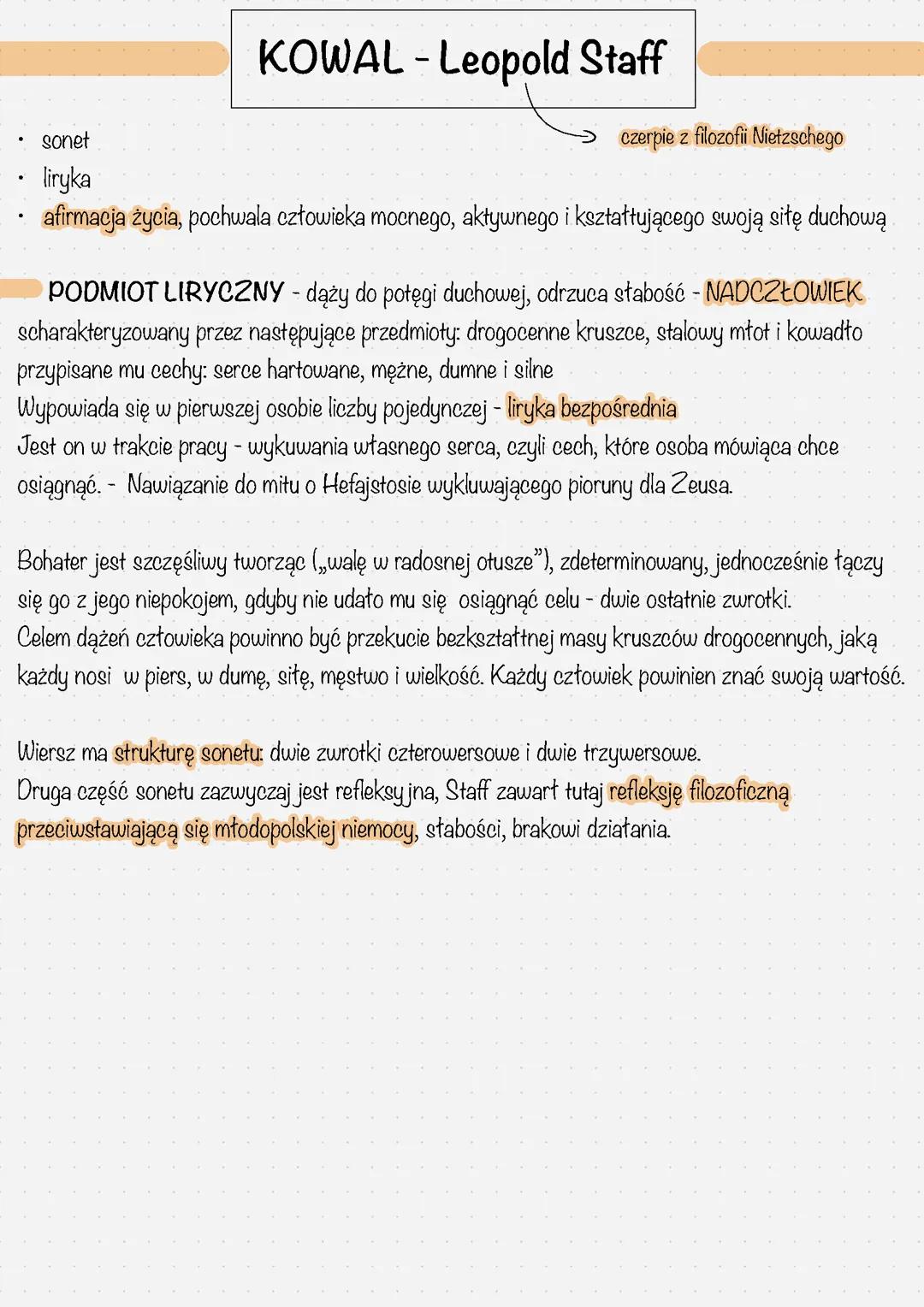 Kowal - Leopold Staff