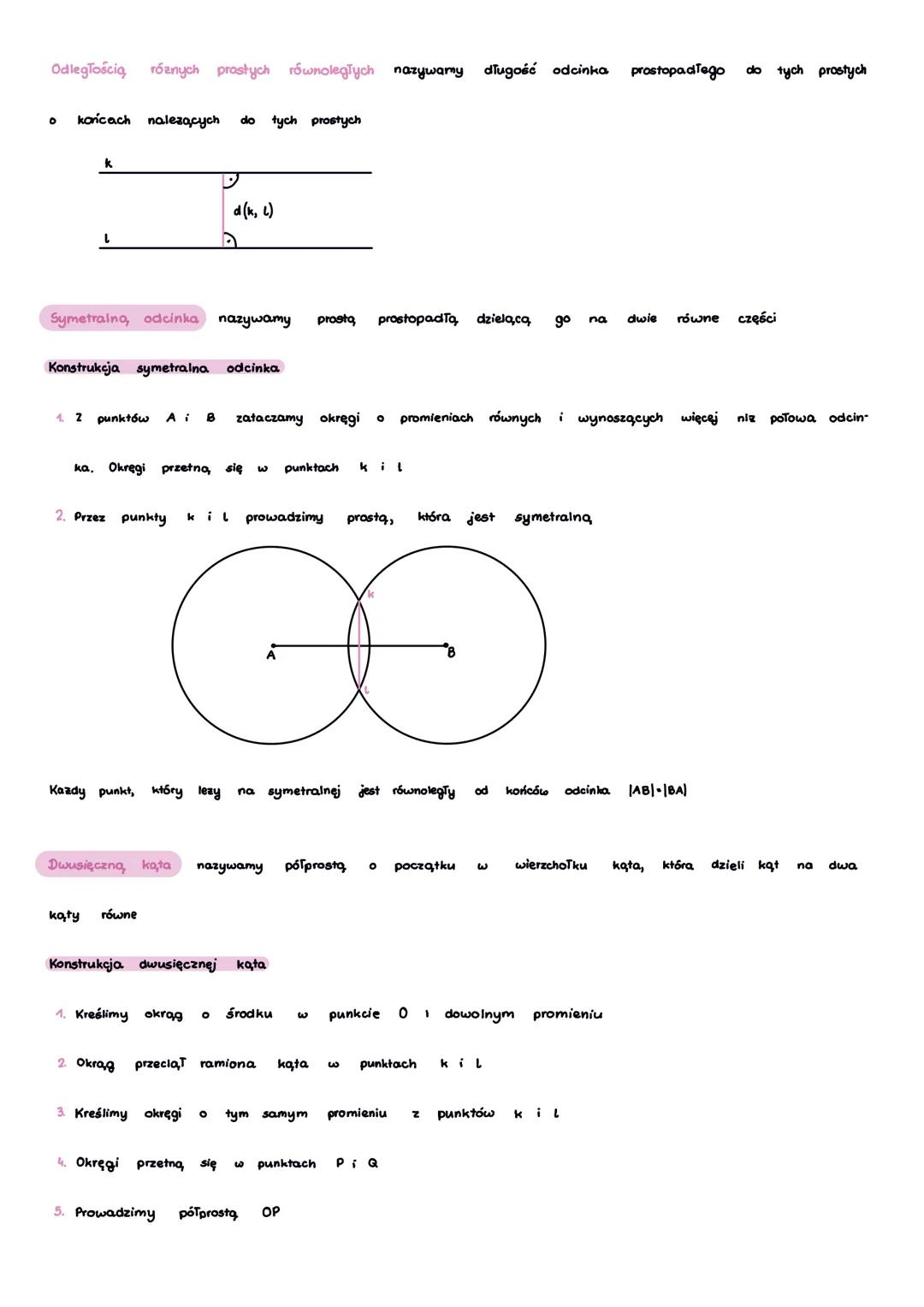 # 1. punkt, prosta, oelcinek, półprosta,
Gat, figura evypukła, figura ograni-
zona
Odcinkiem o końcach A, B nazywamy figurę utworzong z pun