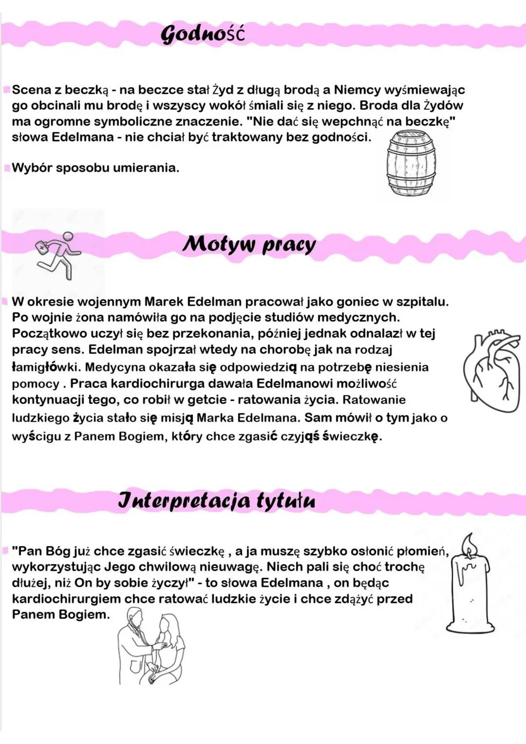 ZDĄŻYĆ PRZED PANEM BOGIEM
Hanna Krall
G E
N E
Z
A
"Zdążyć przed Panem Bogiem" to reportaż, wywiad jaki Hanna Krall
przeprowadziła z Markiem