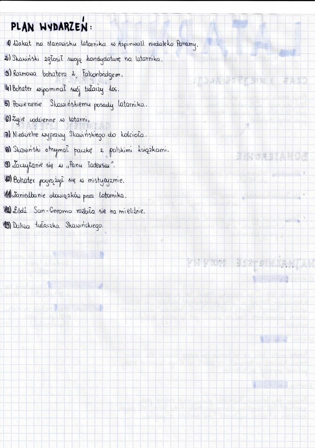 # LATARNIK
HENRYK SIENKIEWIC2
## CZAS I MIEJSCE AKCJI
Akja noweli rozgrywa się w latach 70 XIXW.
Czas obejmuje wydanenia od czasu pryjęci