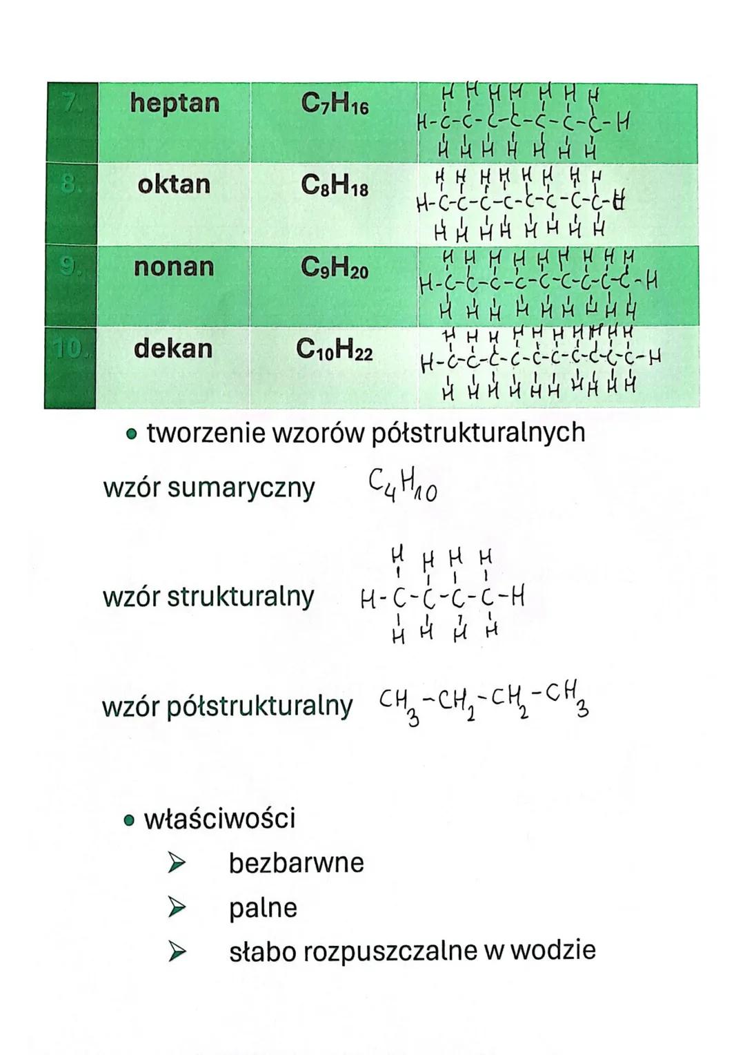 ALKANY, ALKENY, ALKIY
WĘGLOWODORY
NASYCONE-
alkany
NIENASYCONE-
alkeny, alkiny
szereg homologiczny-
zbiór związków
organicznych o
podobnej b