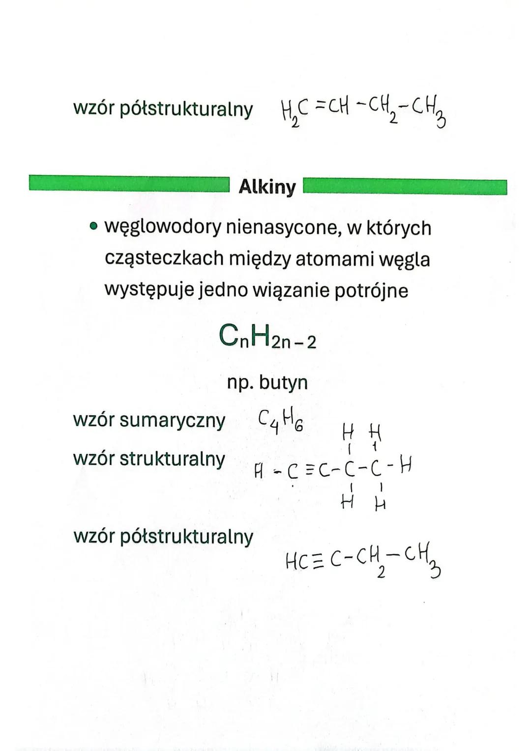 ALKANY, ALKENY, ALKIY
WĘGLOWODORY
NASYCONE-
alkany
NIENASYCONE-
alkeny, alkiny
szereg homologiczny-
zbiór związków
organicznych o
podobnej b