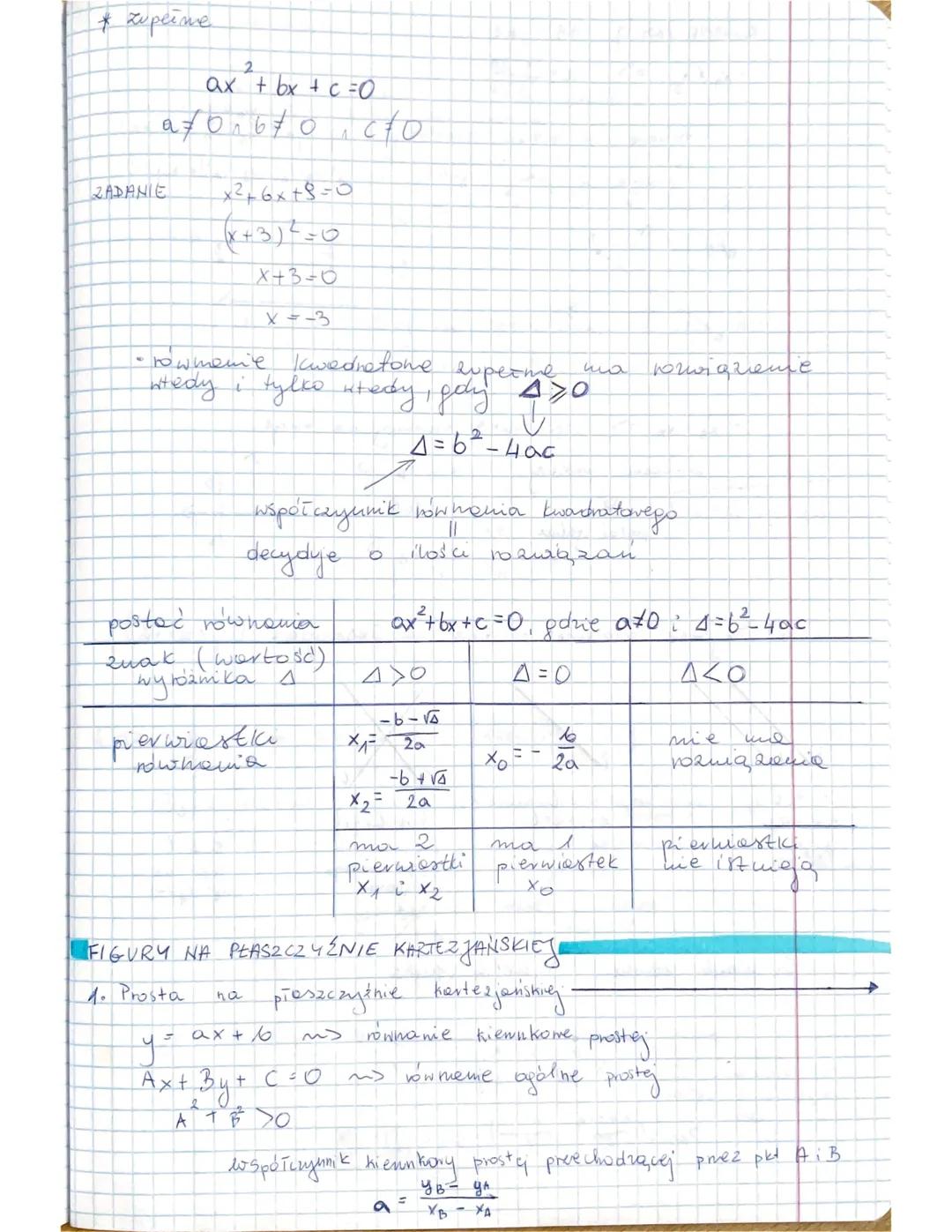 2. RÓWNANIA KWADRATOWE RUPEENE I NIERUPEENE
* niezuper me
$ax² + 6x + c =0$
$a≠0$ 646 $c≠0$
CADANIE
$4x2-25-0$
$(2x-5) (2x+5)= 0$ mm> $a²-b²