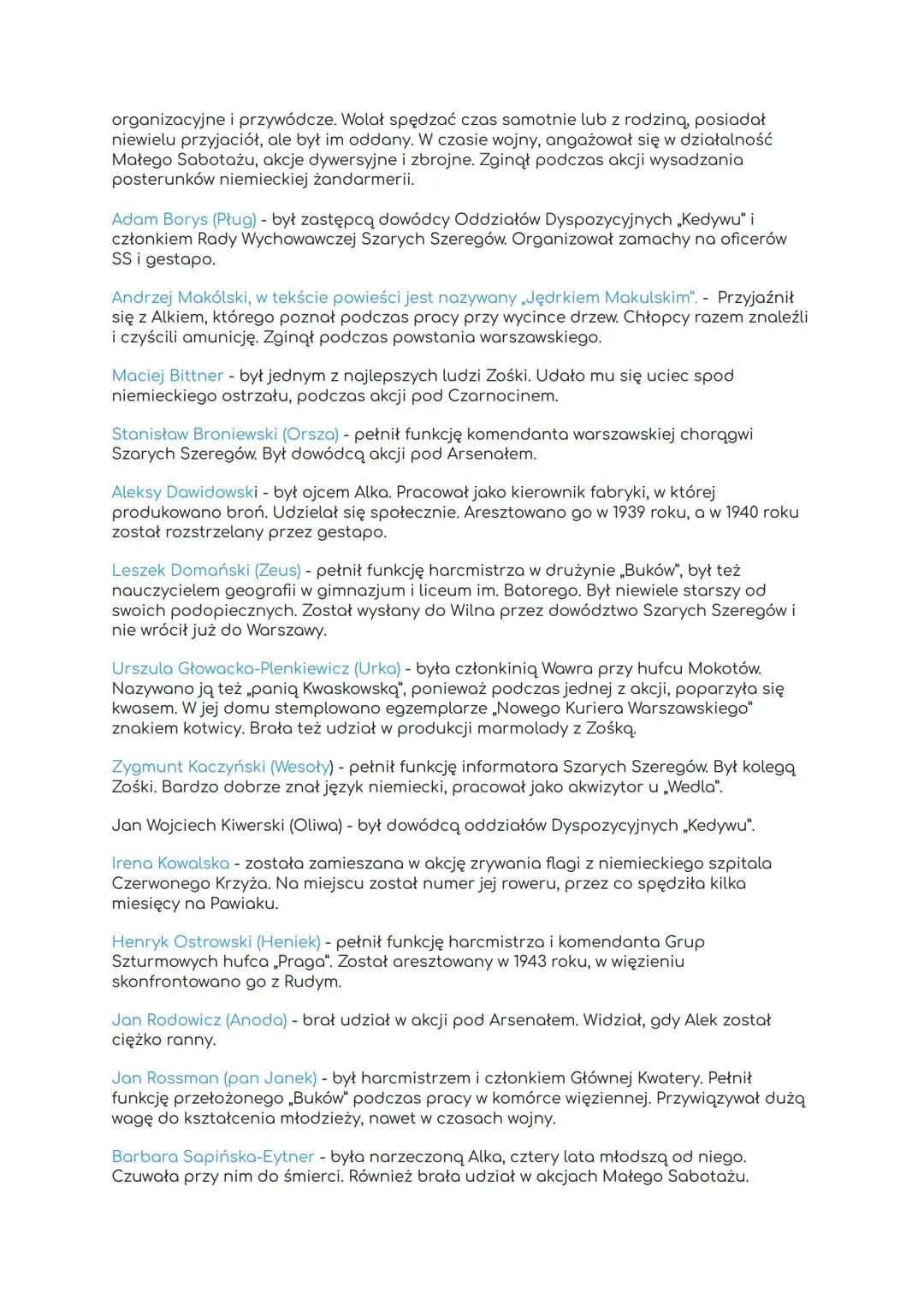 # Kamienie na szaniec-leksander Kamiński
Aleksander Kamiński - pedagog, historyk, działacz harcerski. W czasie okupacji jeden z
organizator