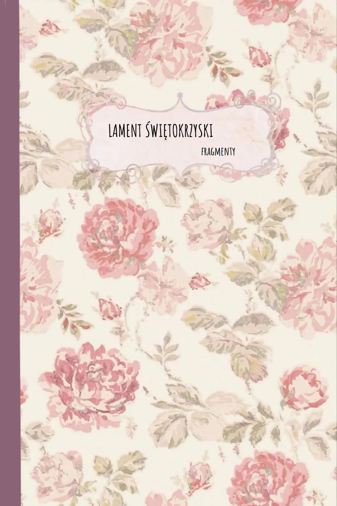 LAMENT ŚWIĘTOKRZYSKI
FRAGMENTY Geneza
LAMENT ŚWIĘTOKRZYSKI
•
inny tytuł: "Żale Matki Boskiej pod krzyżem" lub "Posłuchajcie, bracia miła"
po
