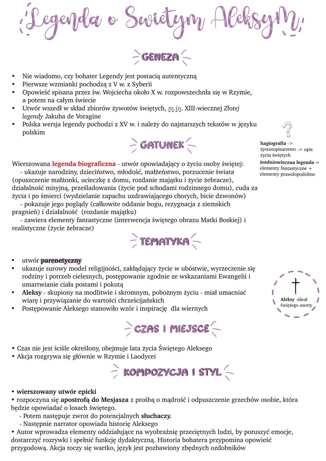 Legenda o świętym Aleksym